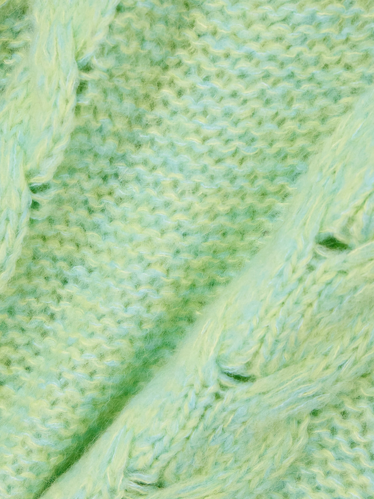 Eiderdown Cable-knit Alpaca, Mohair And Silk-blend Sweater - 5