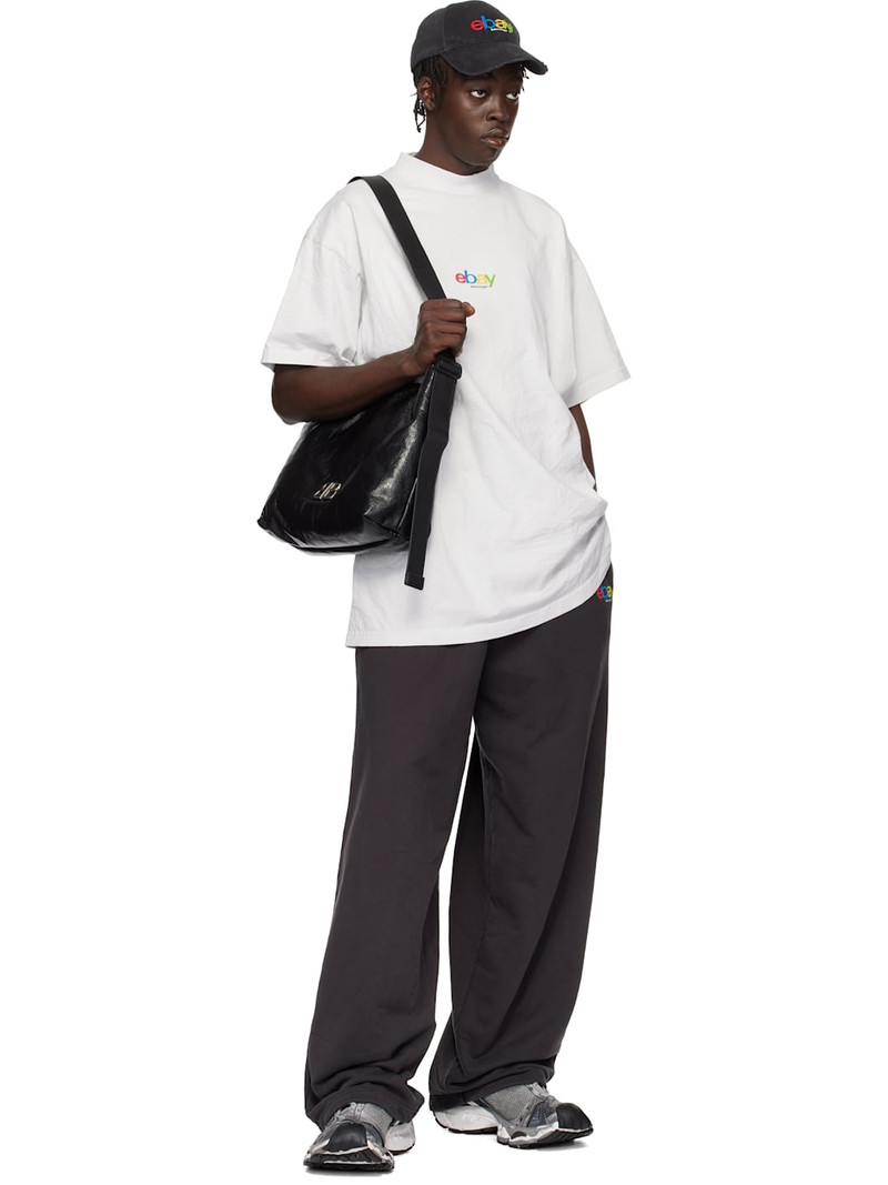 BALENCIAGA Gray & Silver Stapler Sneakers outlook