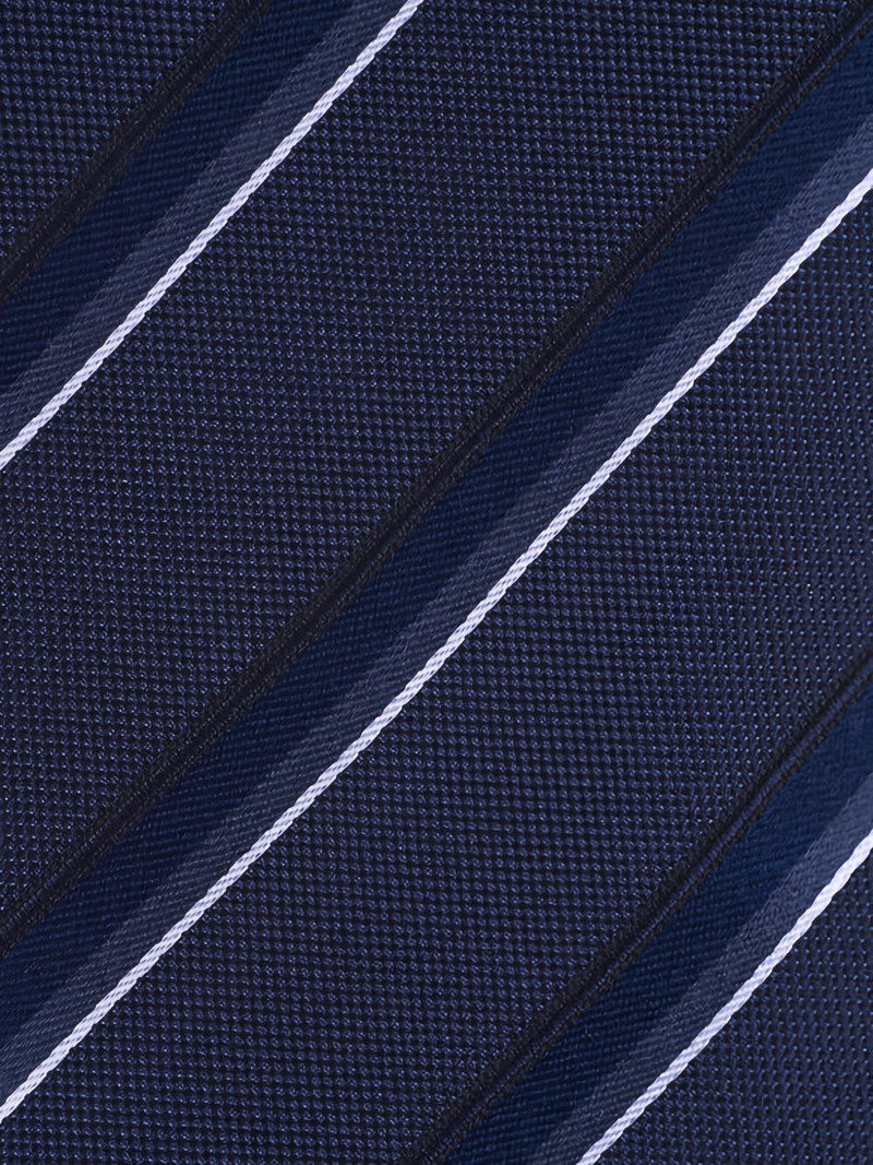 Canali striped silk tie outlook