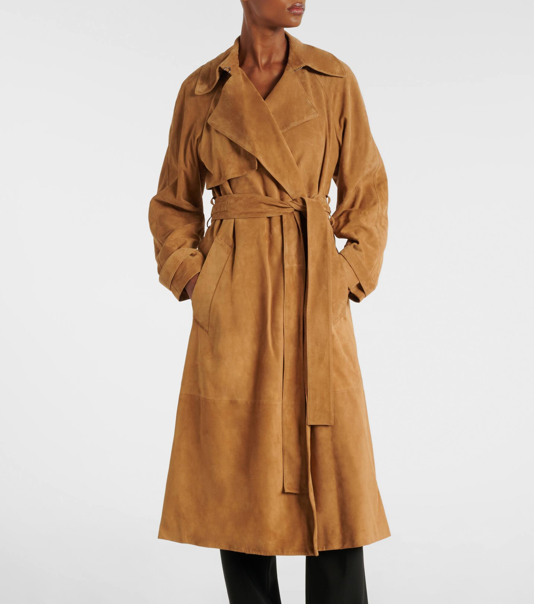 Ramona suede trench coat - 6
