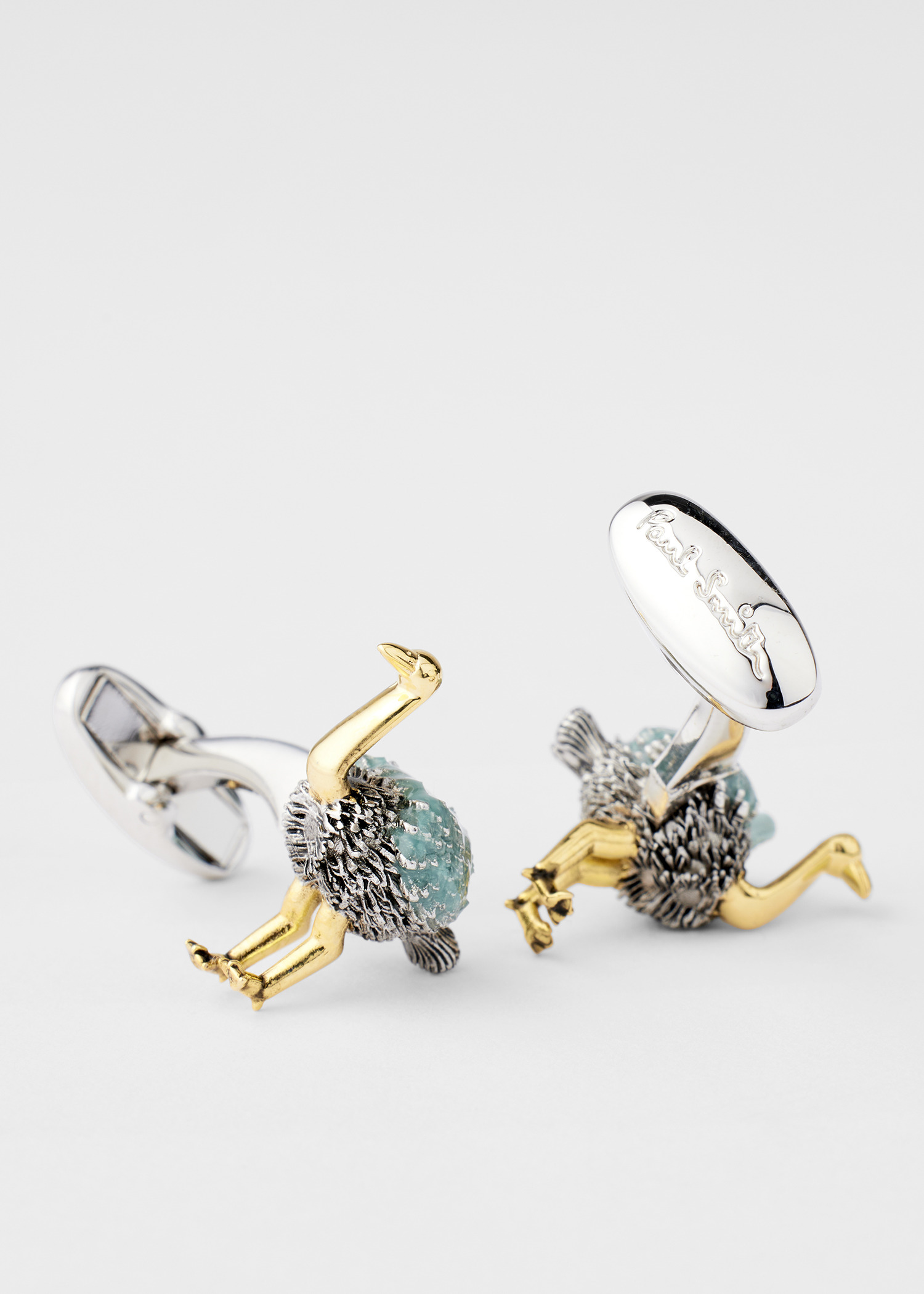 Multicolour 'Bird' Cufflinks - 2