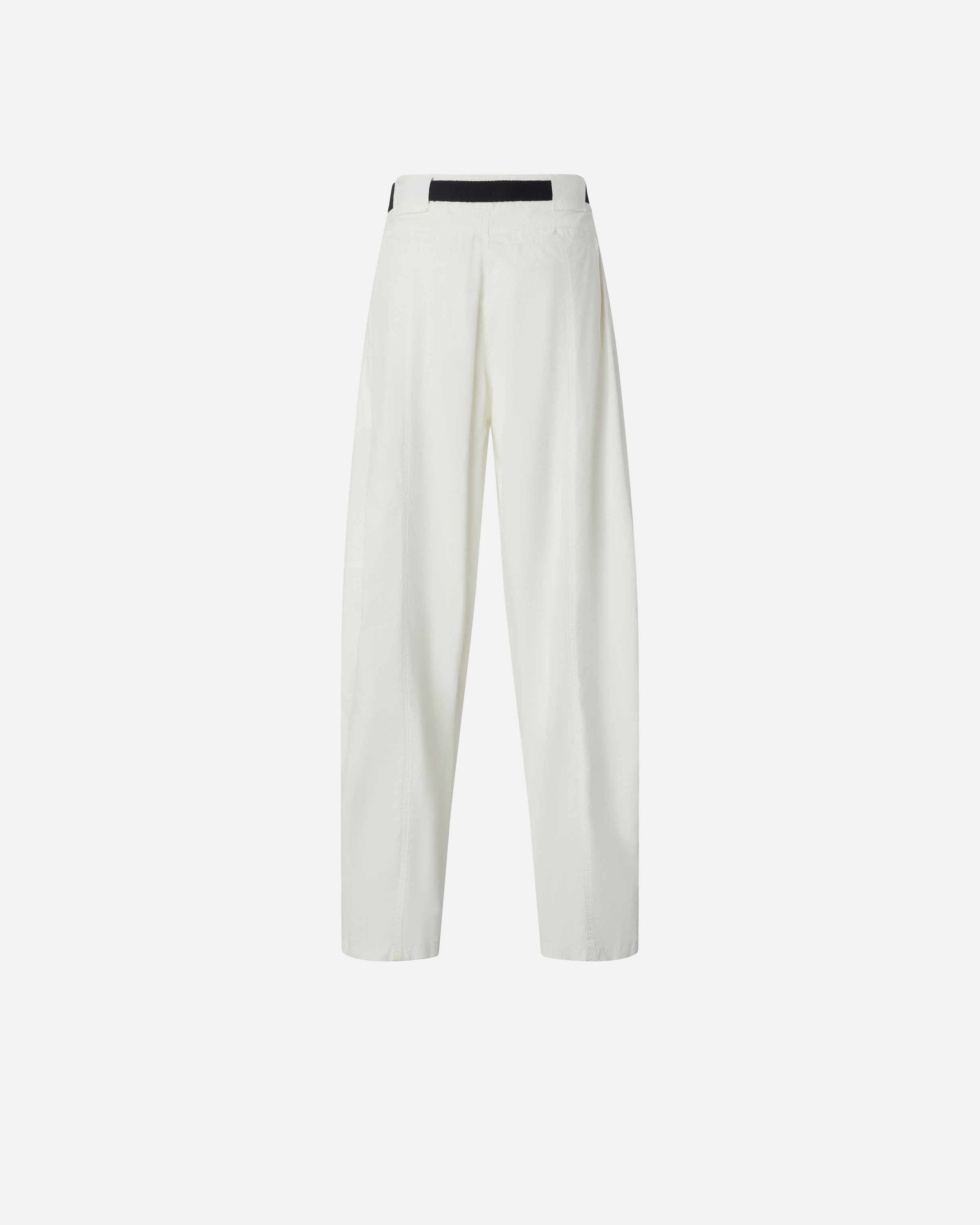 WIDE COTTON TROUSERS WITH BELT - 6