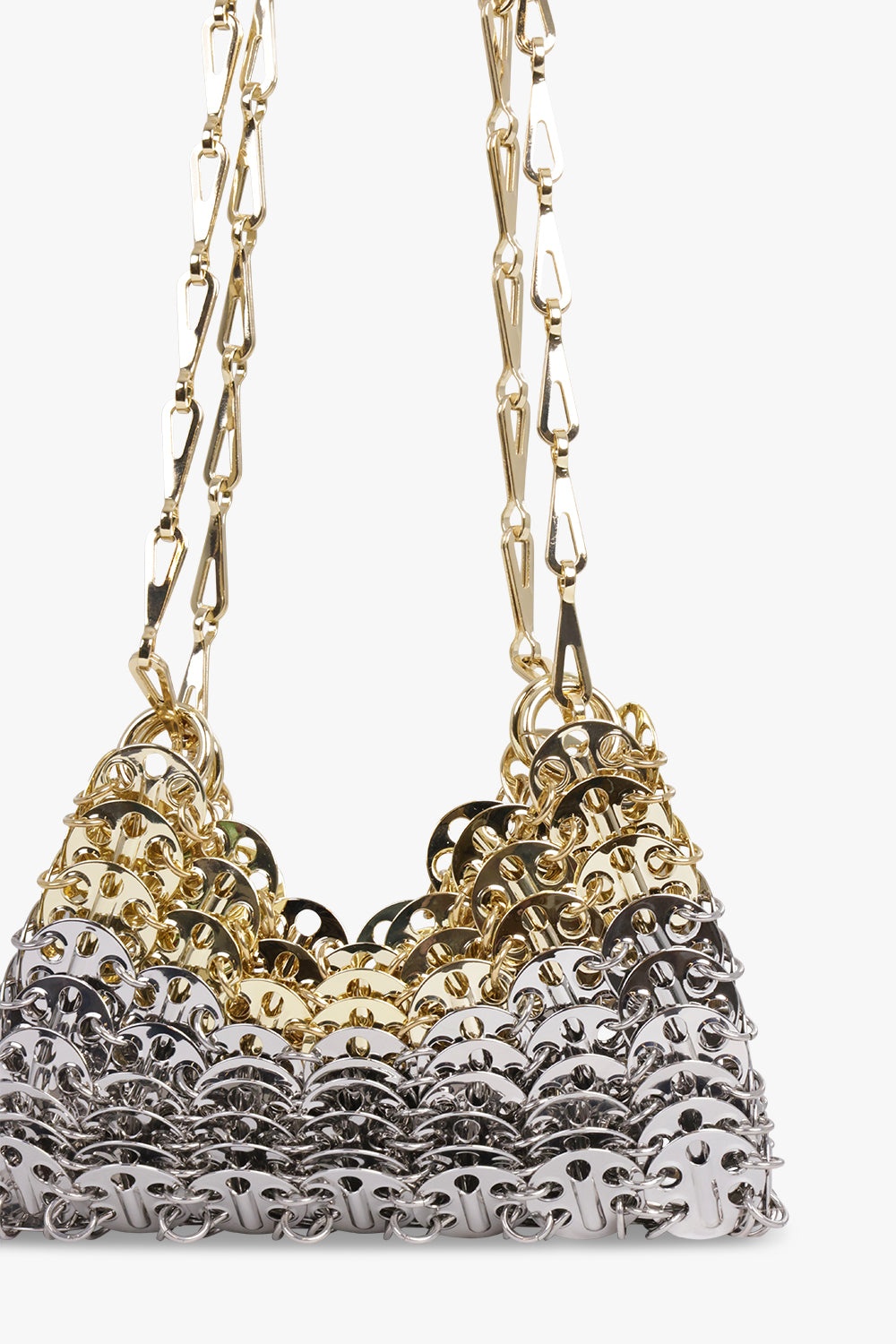 1970 NANO CHAIN STRAP DISC BAG | SILVER/LIGHT GOLD - 4