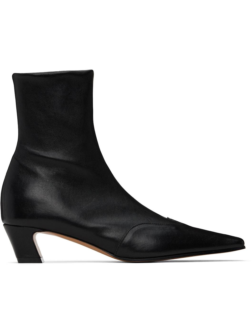 Black Nevada Stretch Low Boots - 1