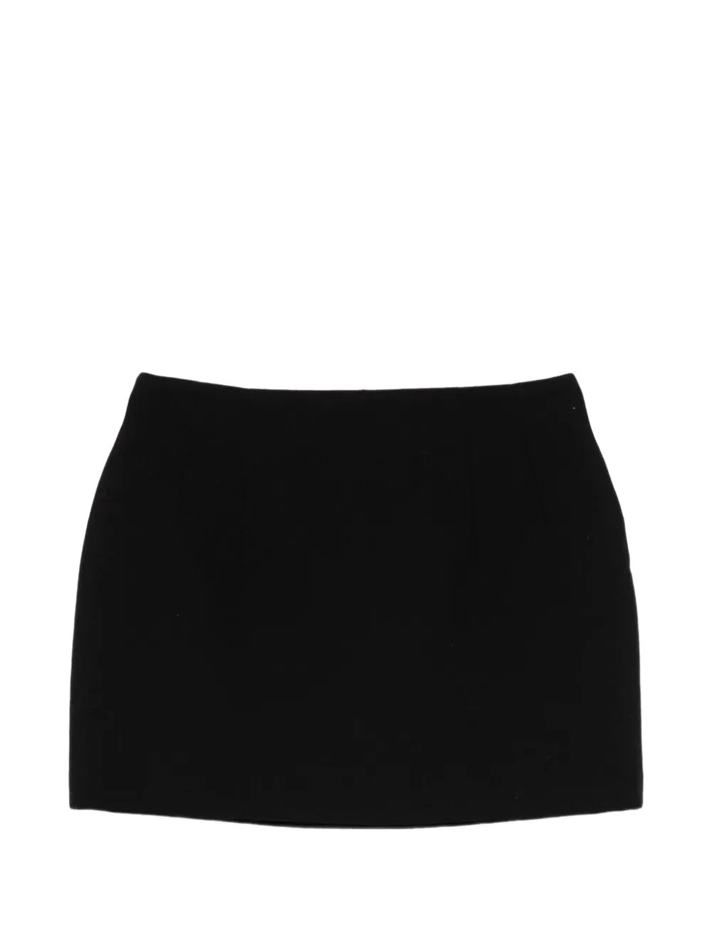 concealed-zip mini skirt - 1