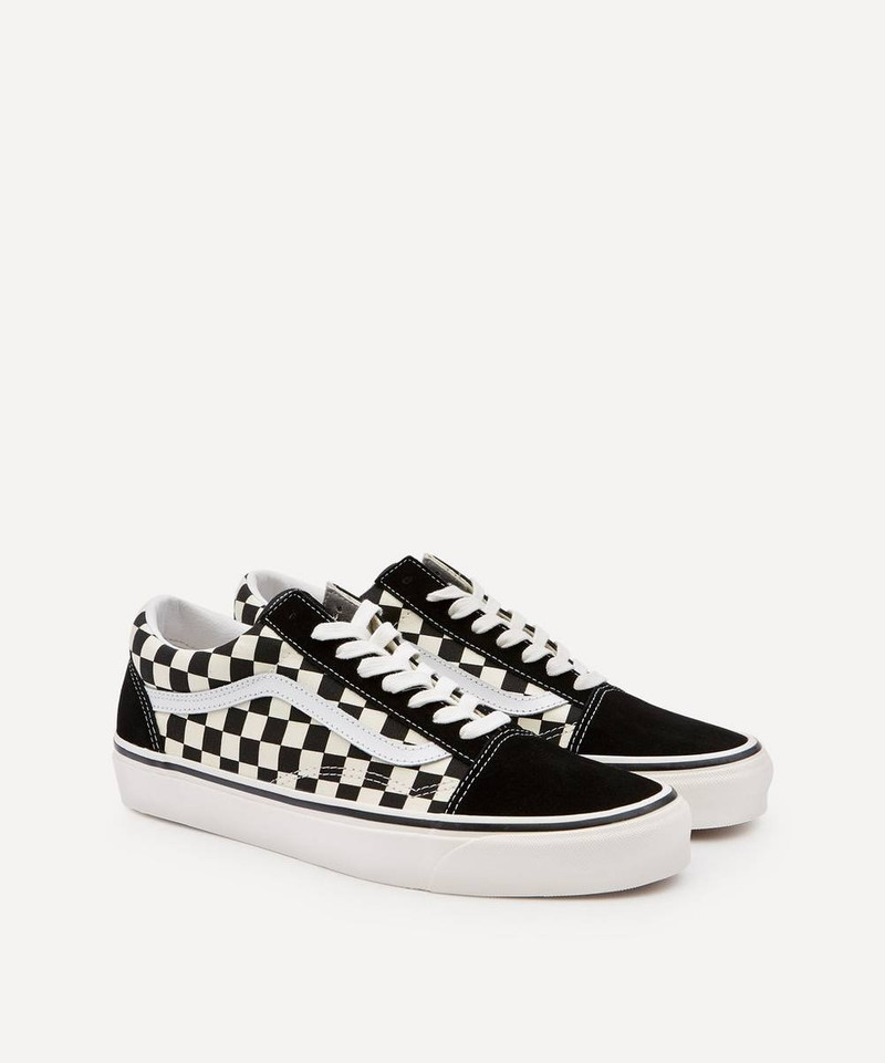 Primary Check Old Skool Sneakers - 1
