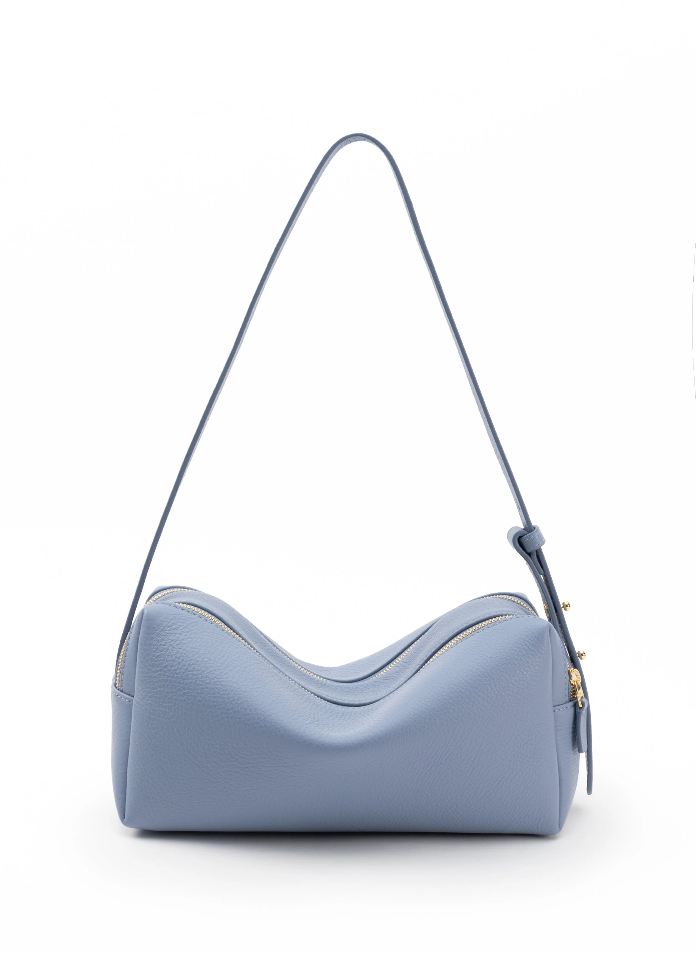 Trousse Pebbled Leather Cloud Blue - 1