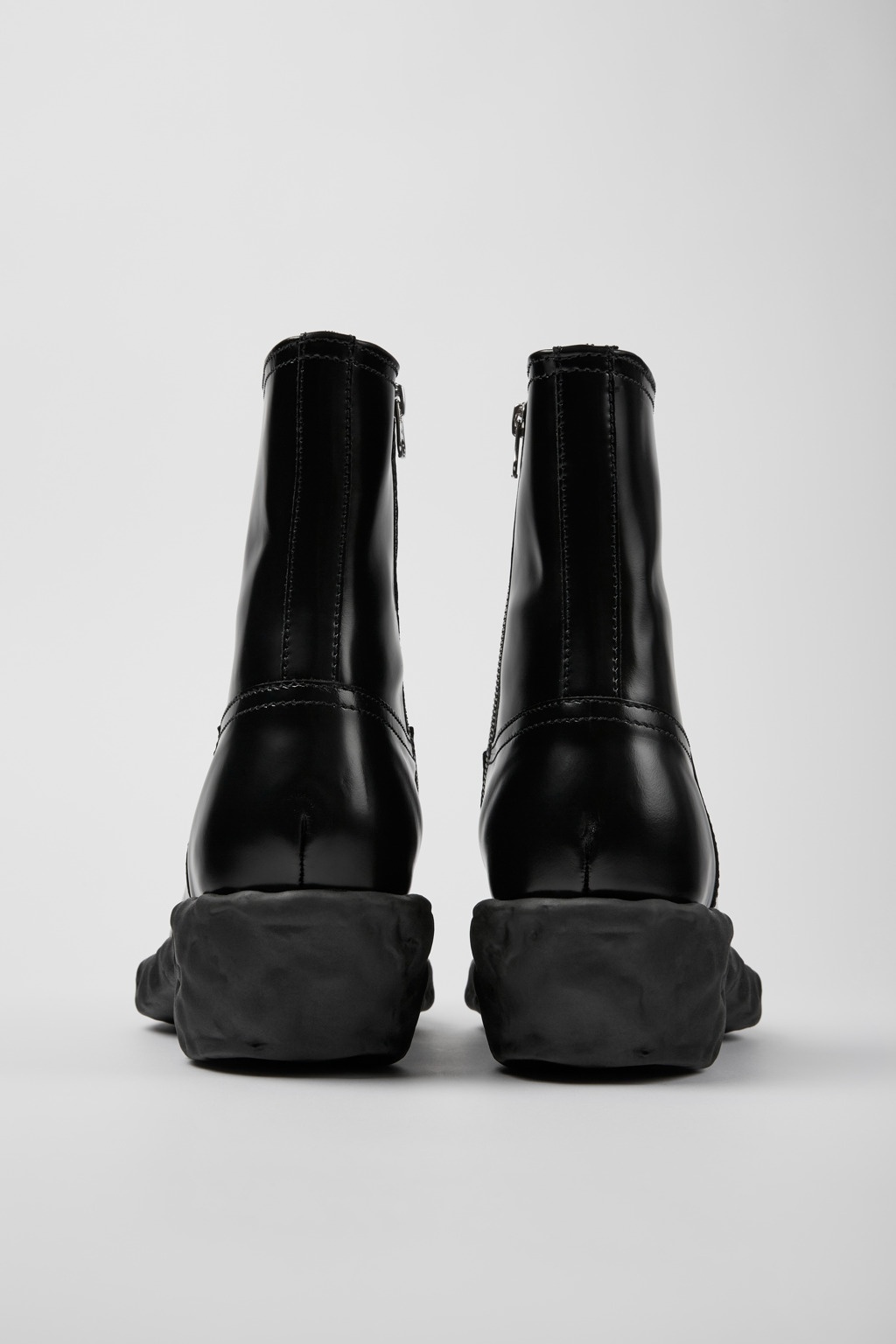 Black Leather Boots - 3