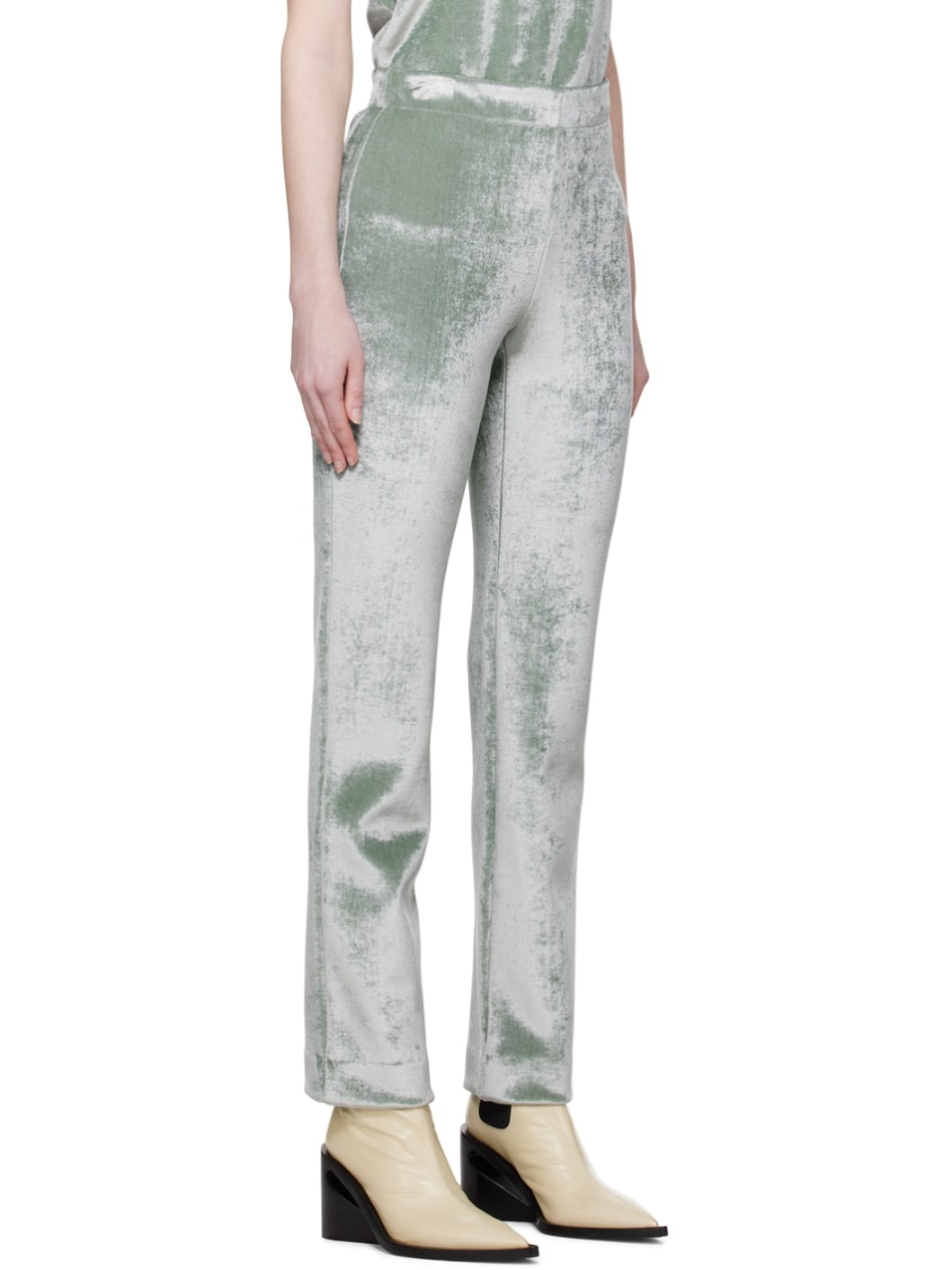 Blue Palazzo Trousers - 2