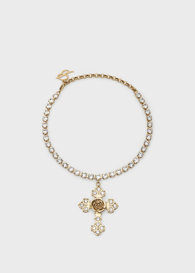 CHOKER WITH PENDANT WITH BLUMARINE AND RHINESTONES 1