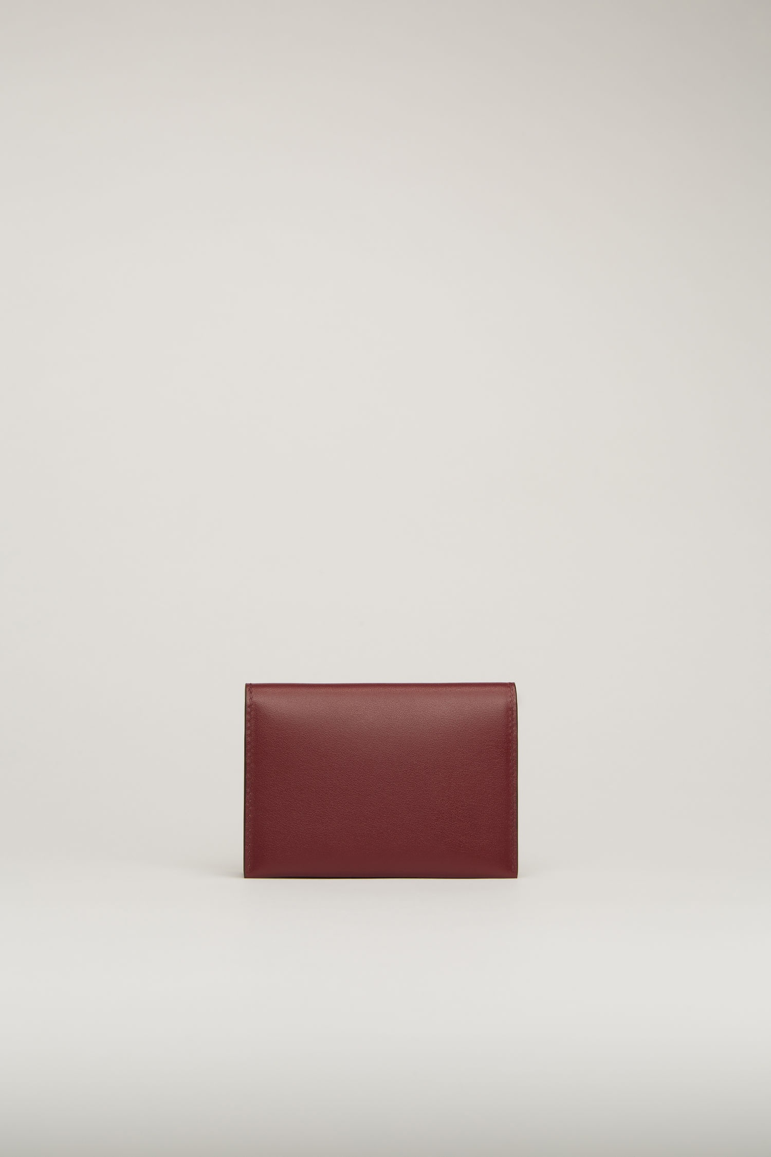 Bifold cardholder burgundy - 1