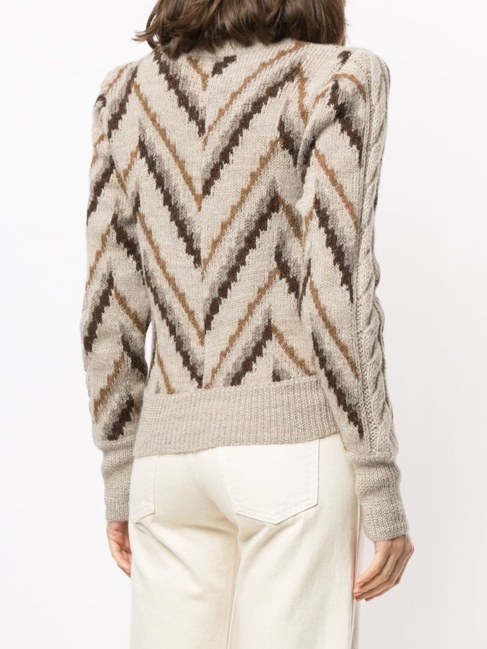 Glenny geometric intarsia jumper - 4