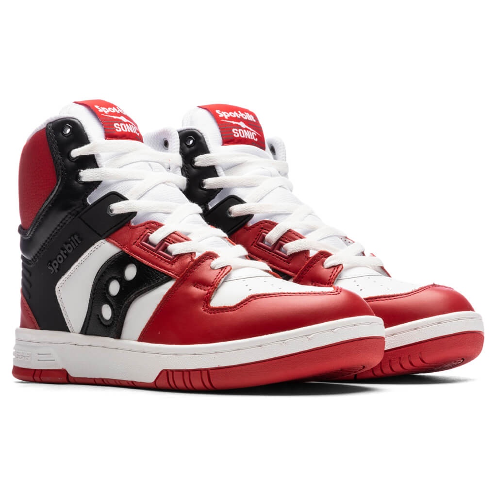 Saucony SAUCONY X BEAMS SONIC HI - WHITE/RED | feature