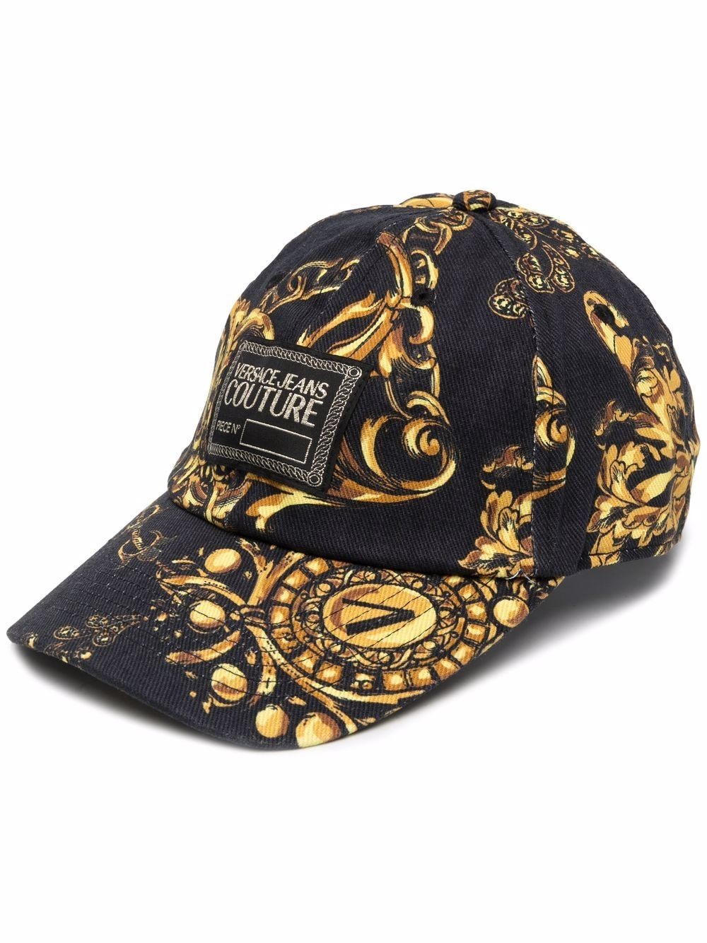 baroque-print baseball cap - 1