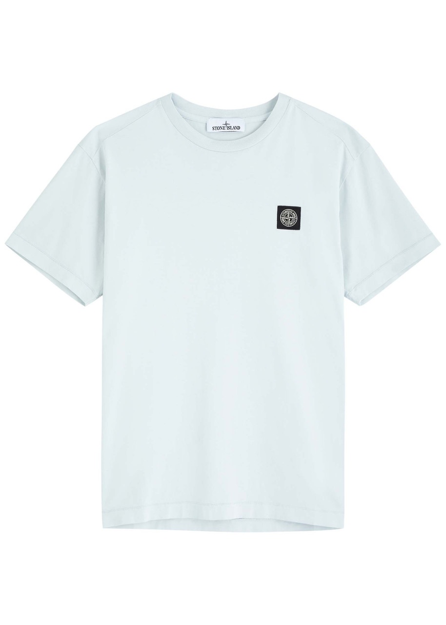 Stone Island Logo Cotton T-shirt - 1