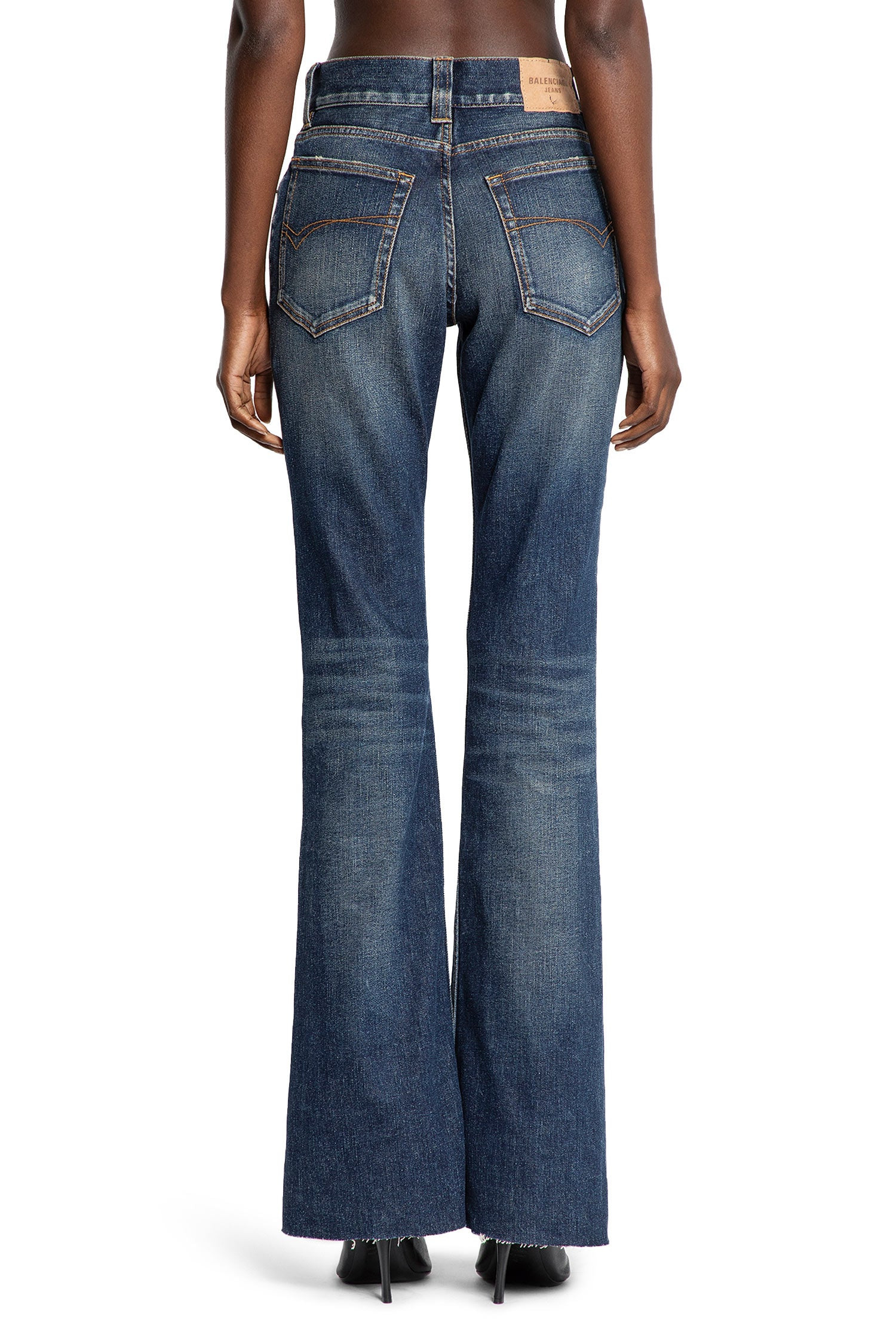 Slim-Fit-Bootcut-Pants-In-Cotton-Denim - 3