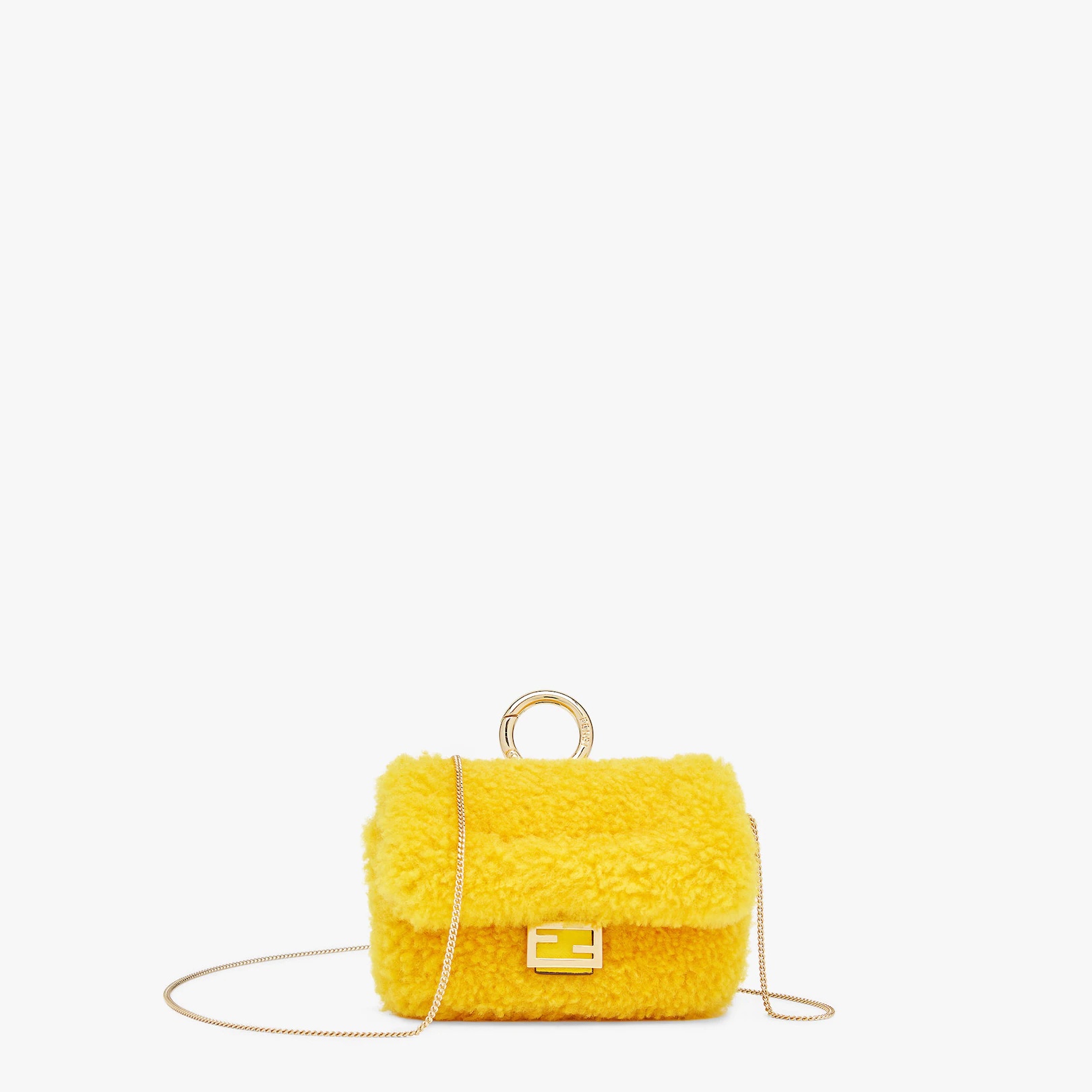 Yellow sheepskin charm - 1
