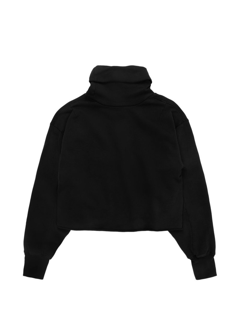 LES TIEN roll-neck cropped sweater outlook