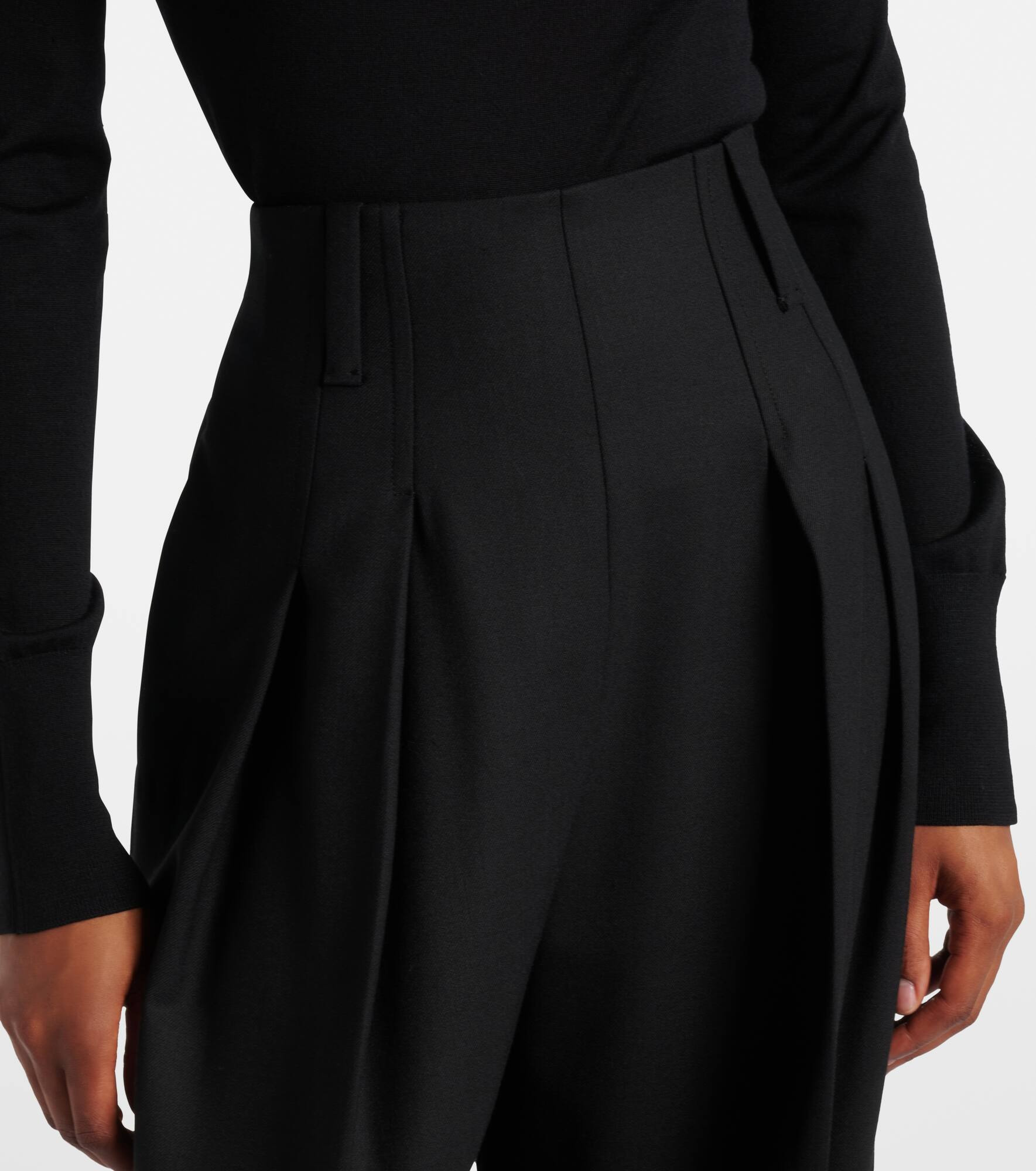 High-rise wide-leg pants - 4
