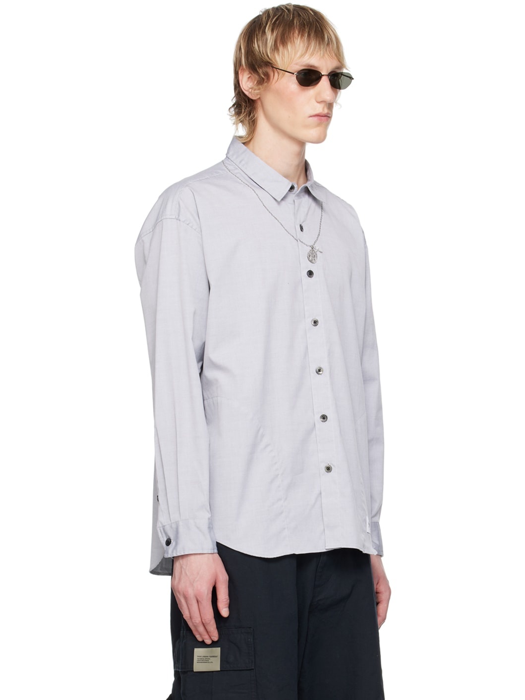 Gray Medal & Cross Shirt - 2