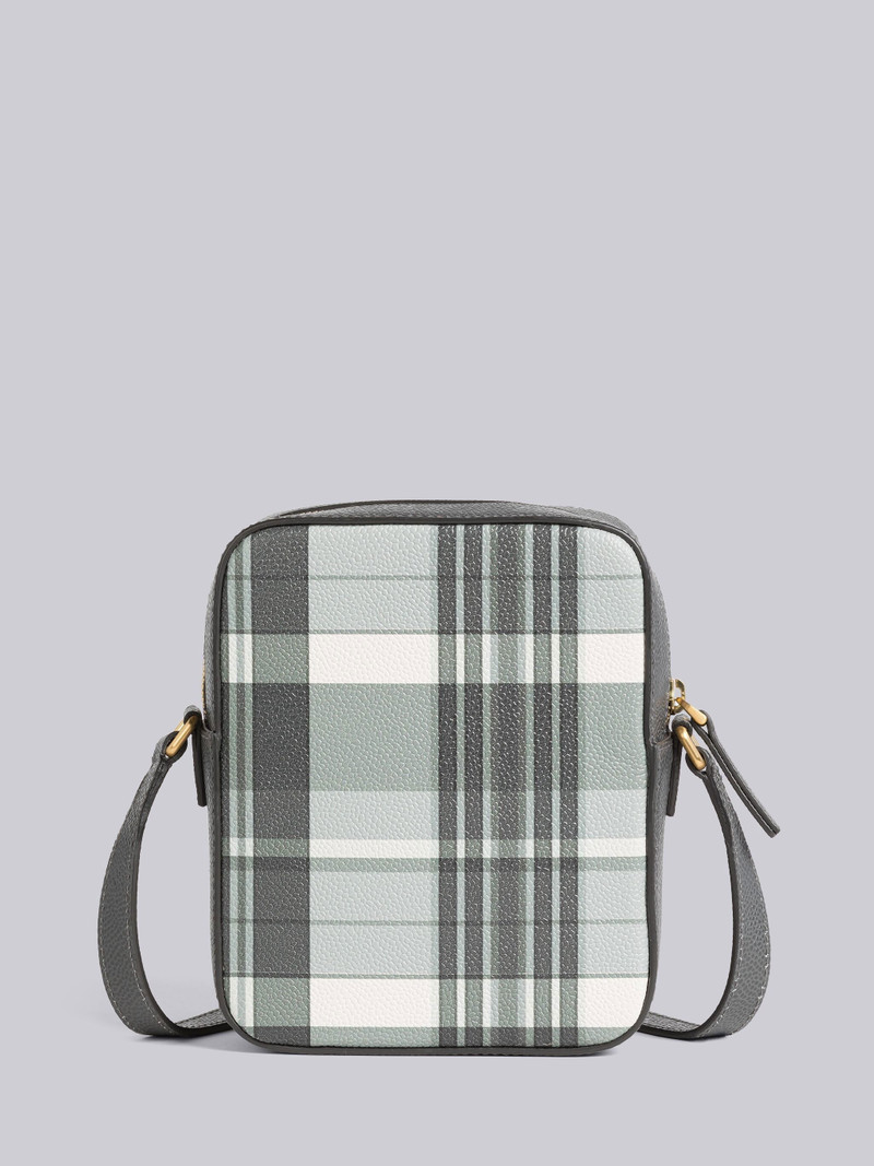 PEBBLE GRAIN LEATHER MADRAS 4-BAR VERTICAL CAMERA BAG 4