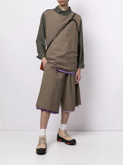 Children of the Discordance layered bandana-detail shorts outlook