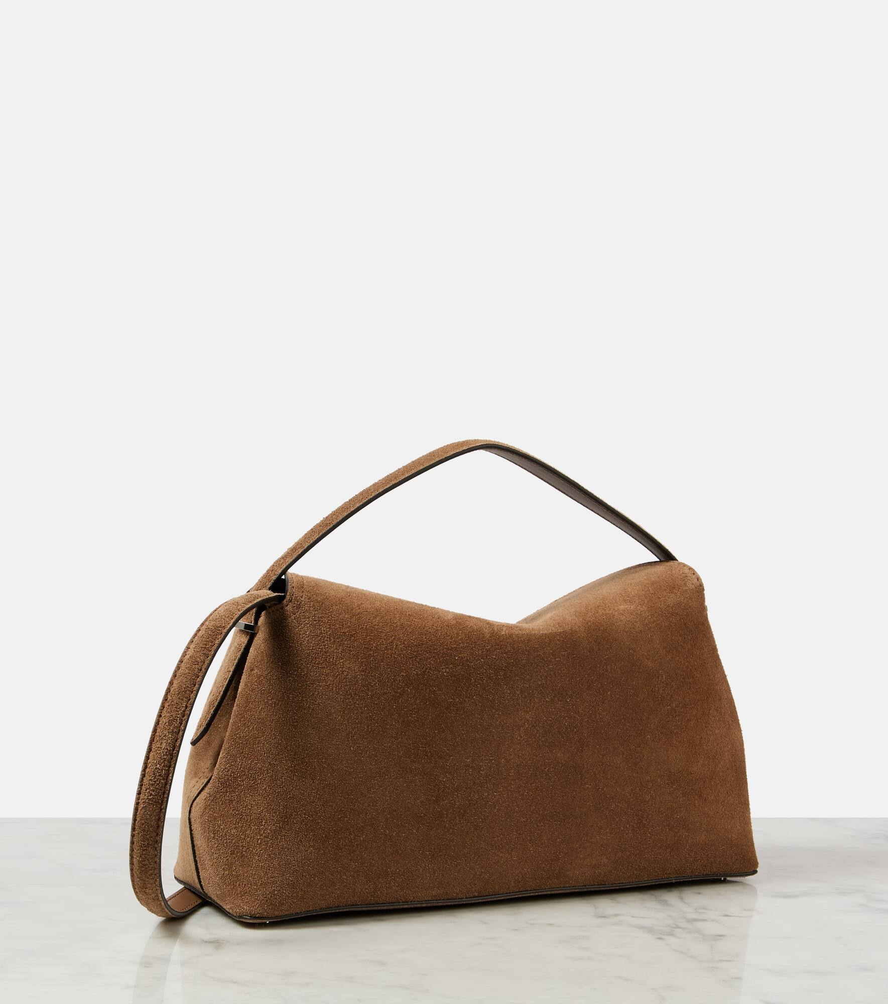T-Lock suede tote bag - 4