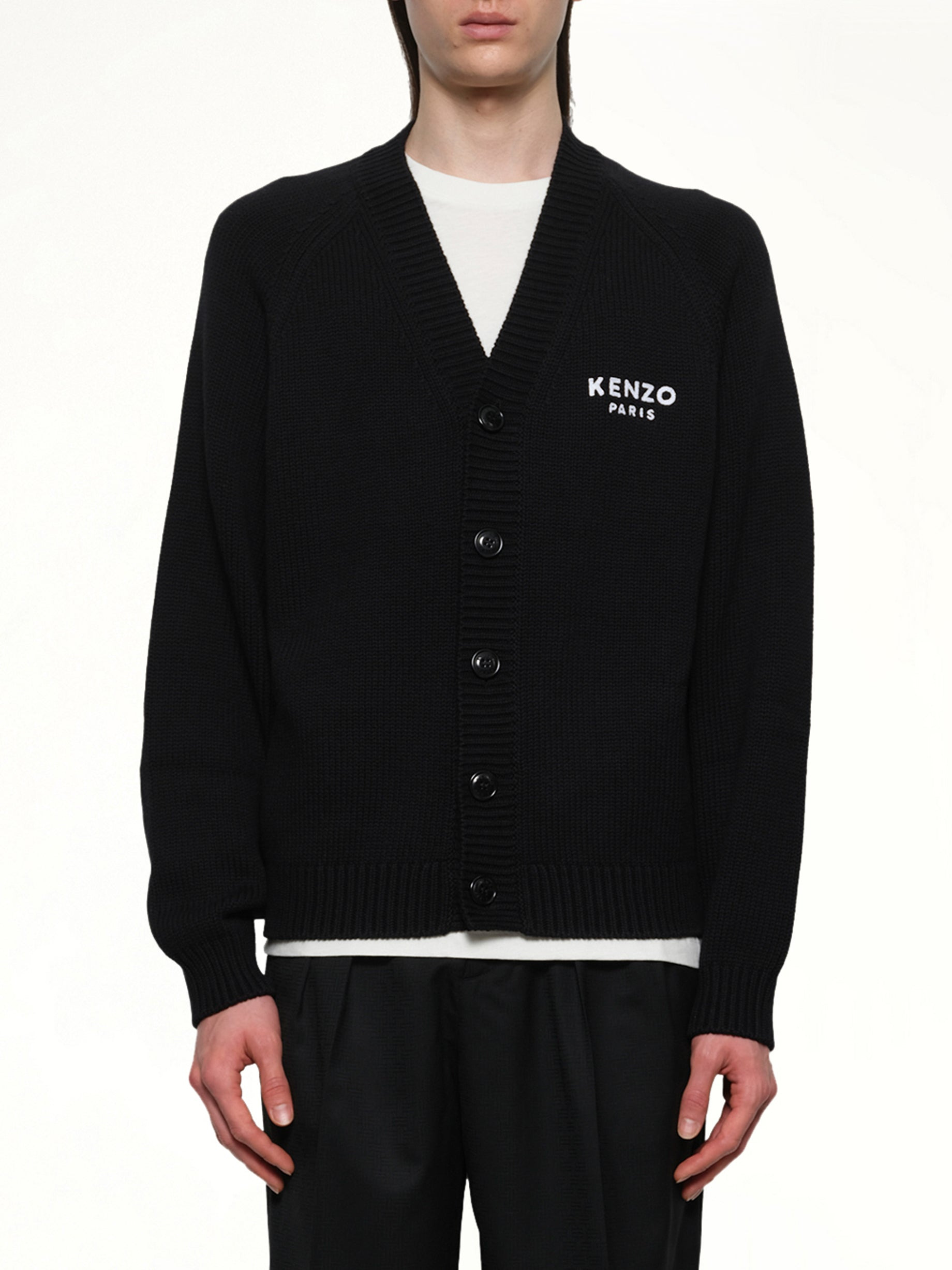 Boke Flower Cardigan in Black - 1