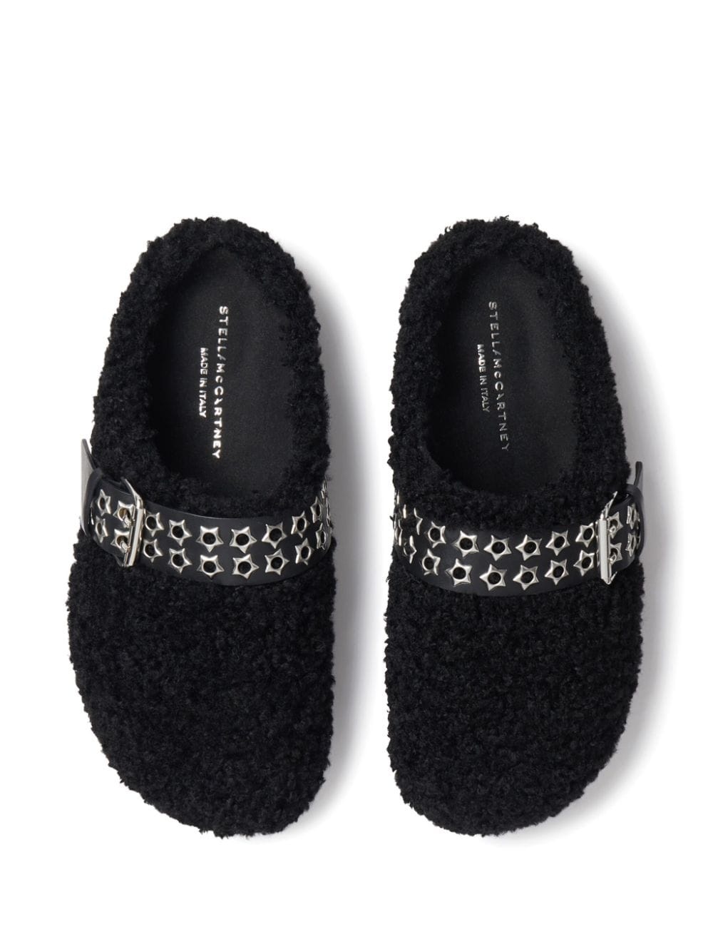 Elyse faux-shearling clogs - 4