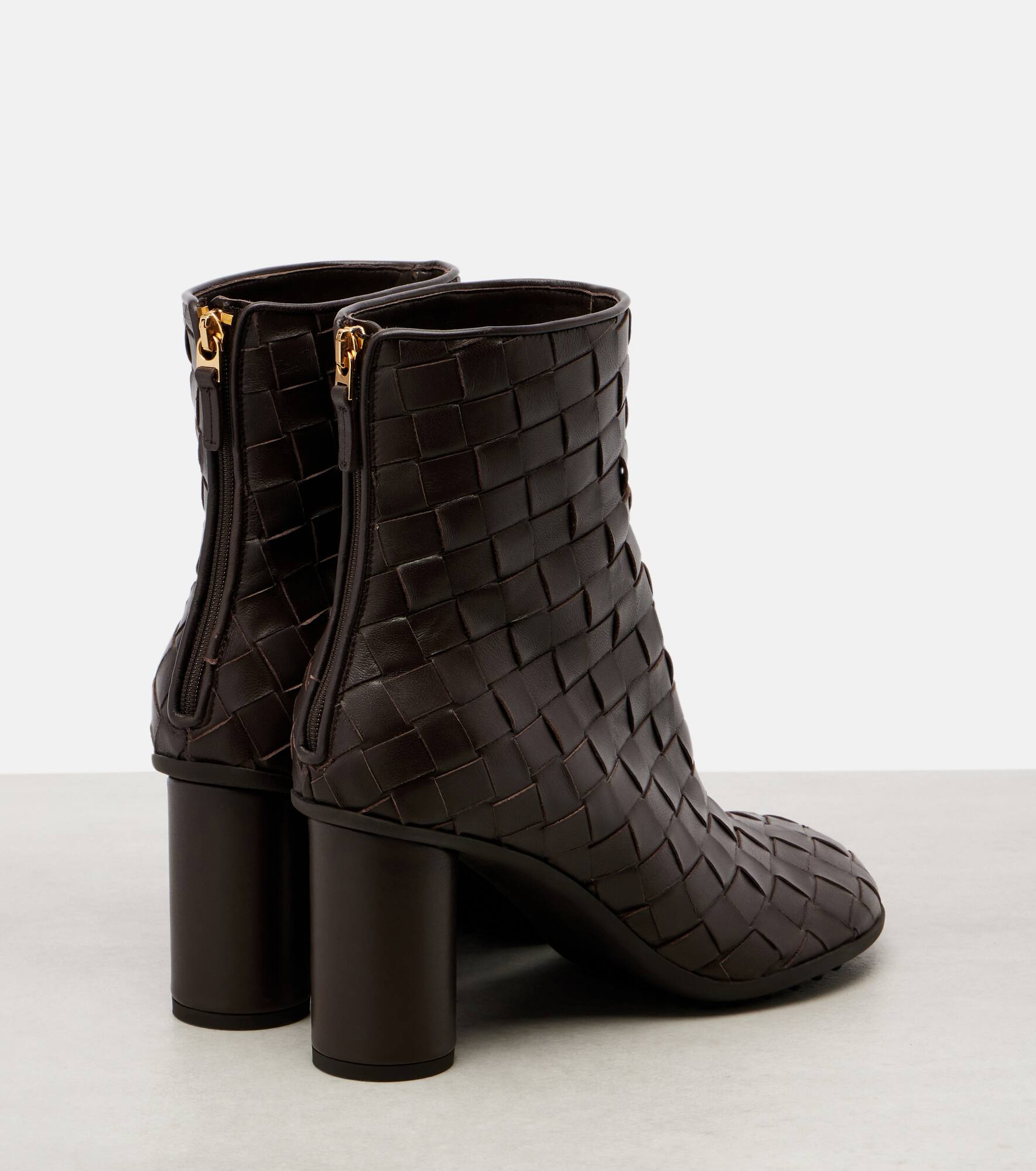 Atomic 75 Intrecciato leather ankle boots - 2