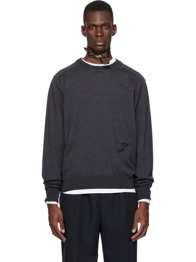 Gray 'The J' Sweater 1