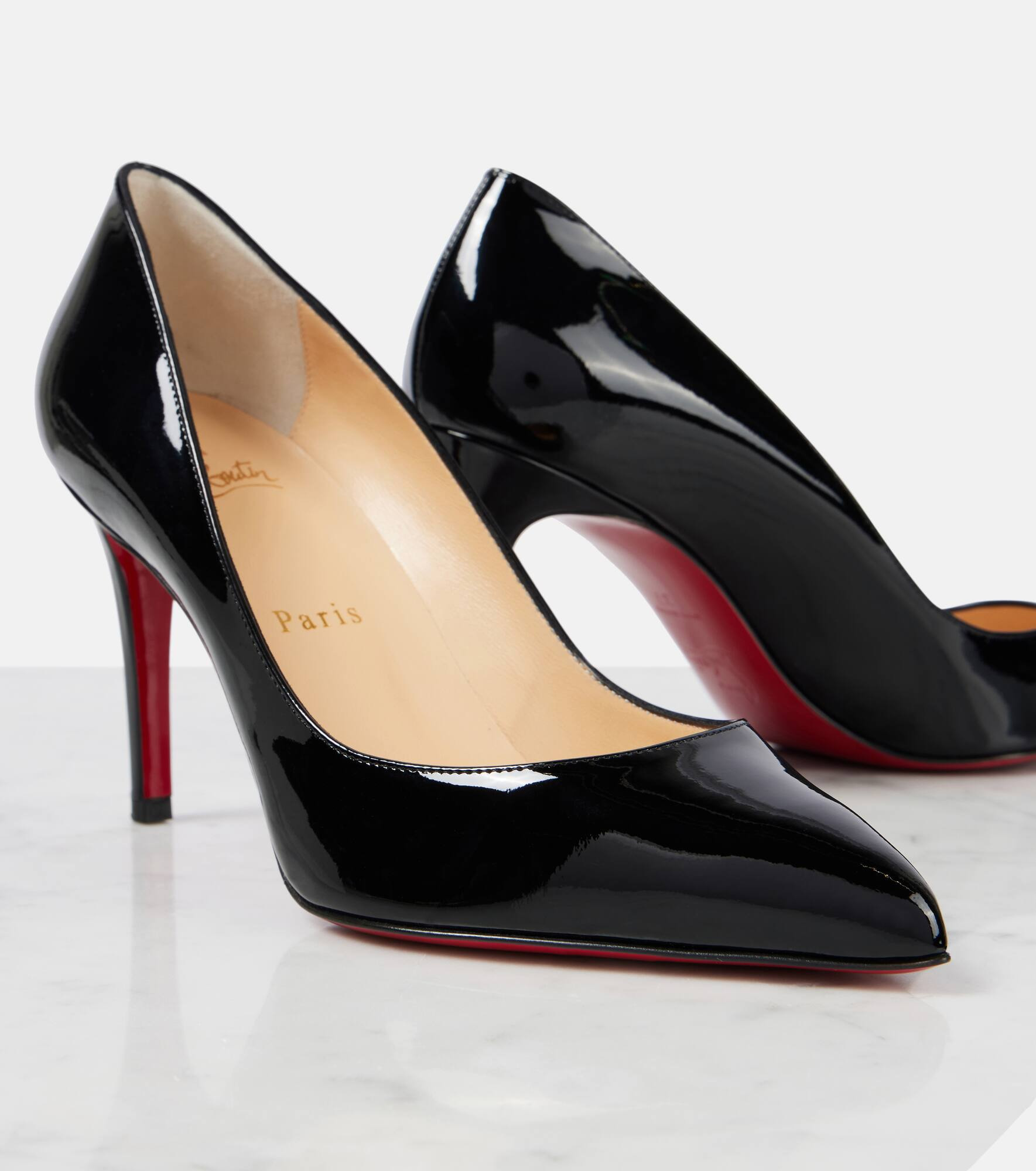 Pigalle 85 patent-leather pumps - 5