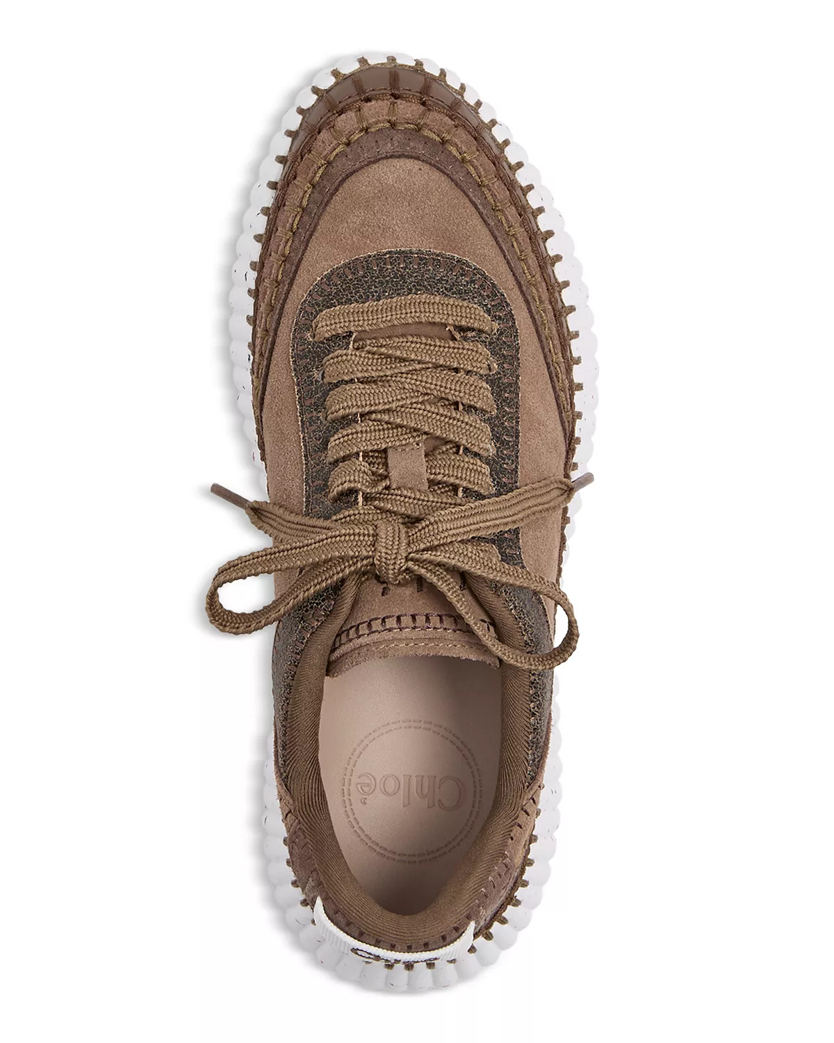 Women's Nama Suede Platform Low Top Sneakers - 3