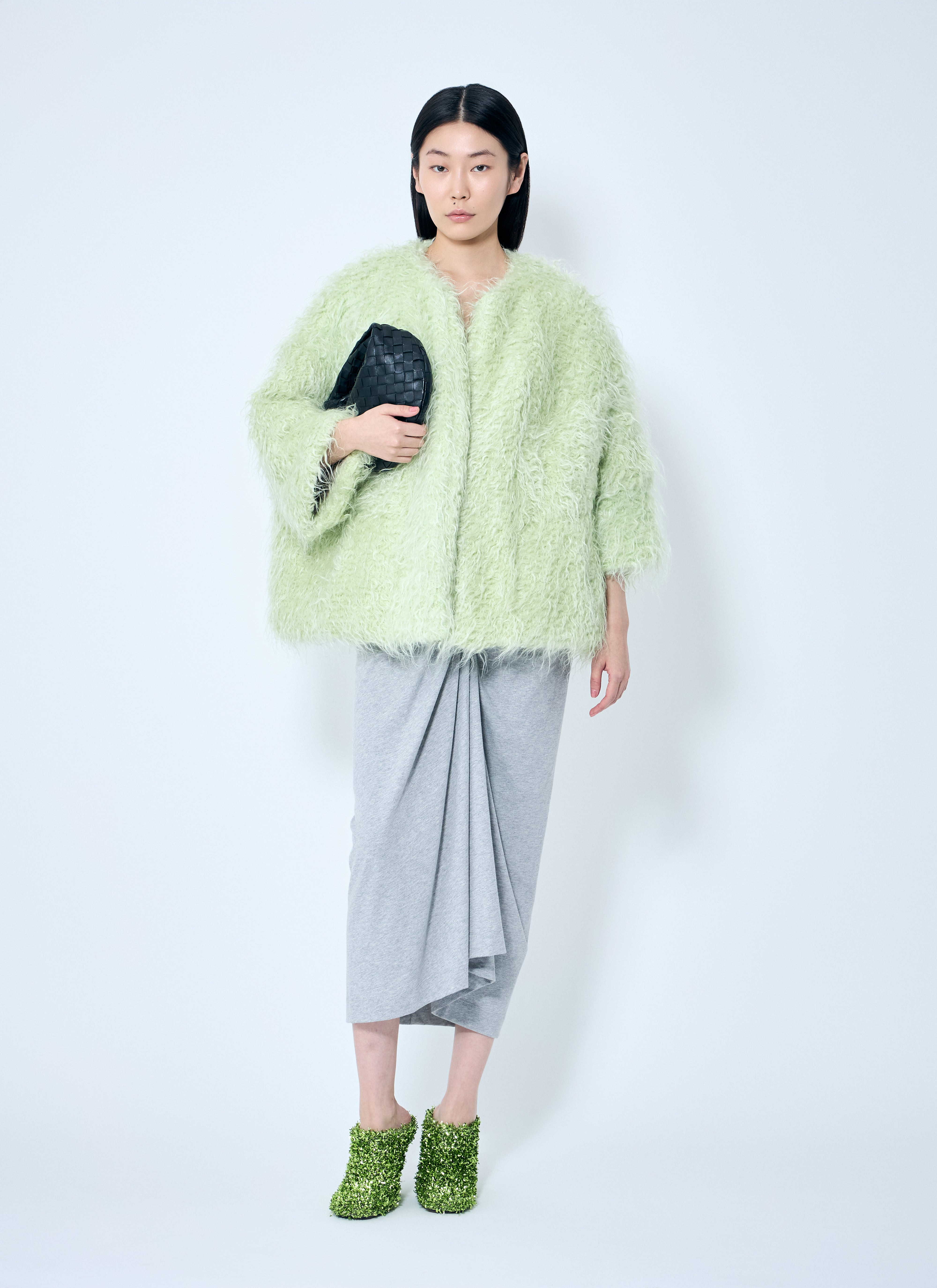 Dries Van Noten Women Voilin Faux Fur Jacket - 2
