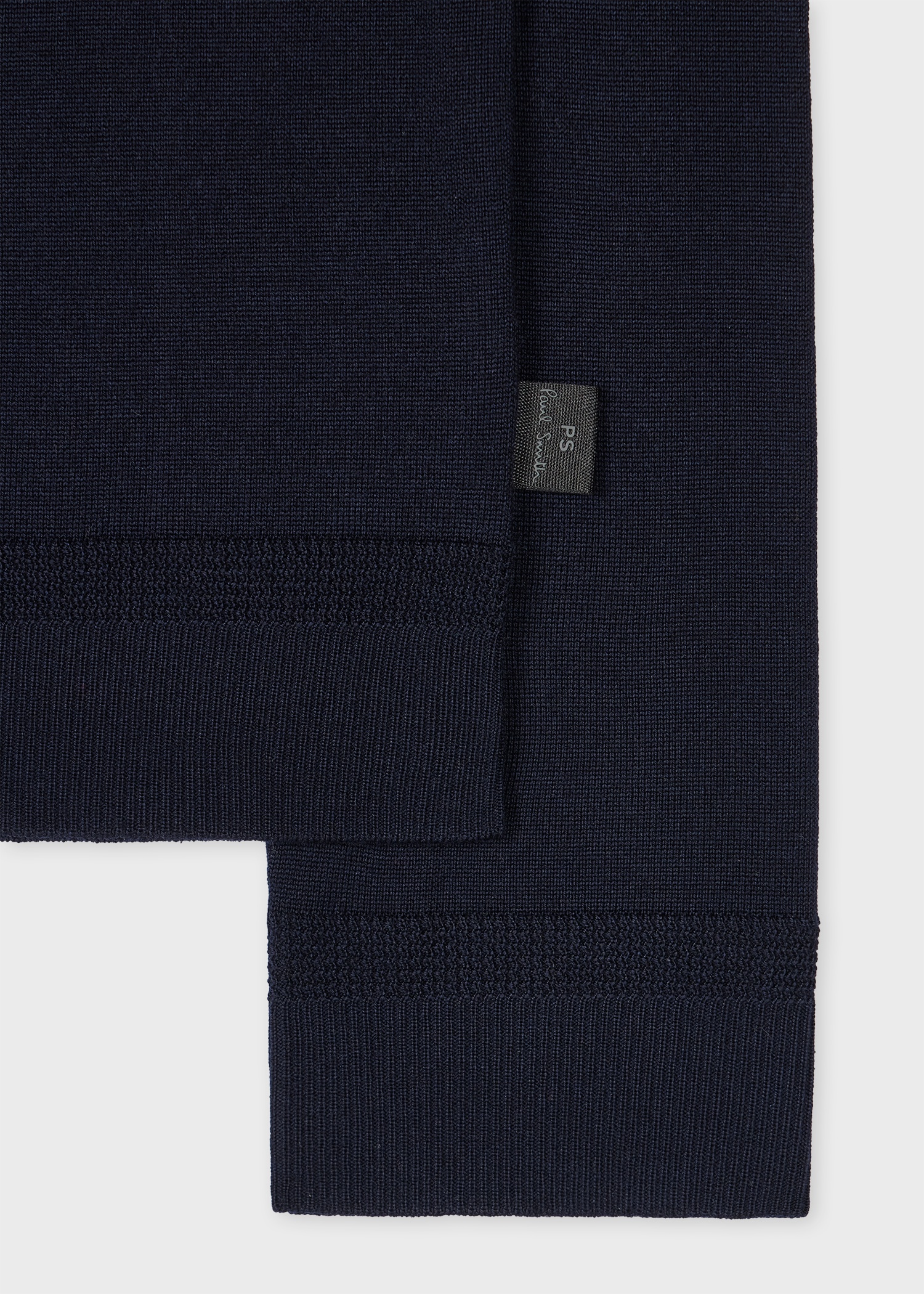 Navy Merino 'Palm Tree' Sweater - 2