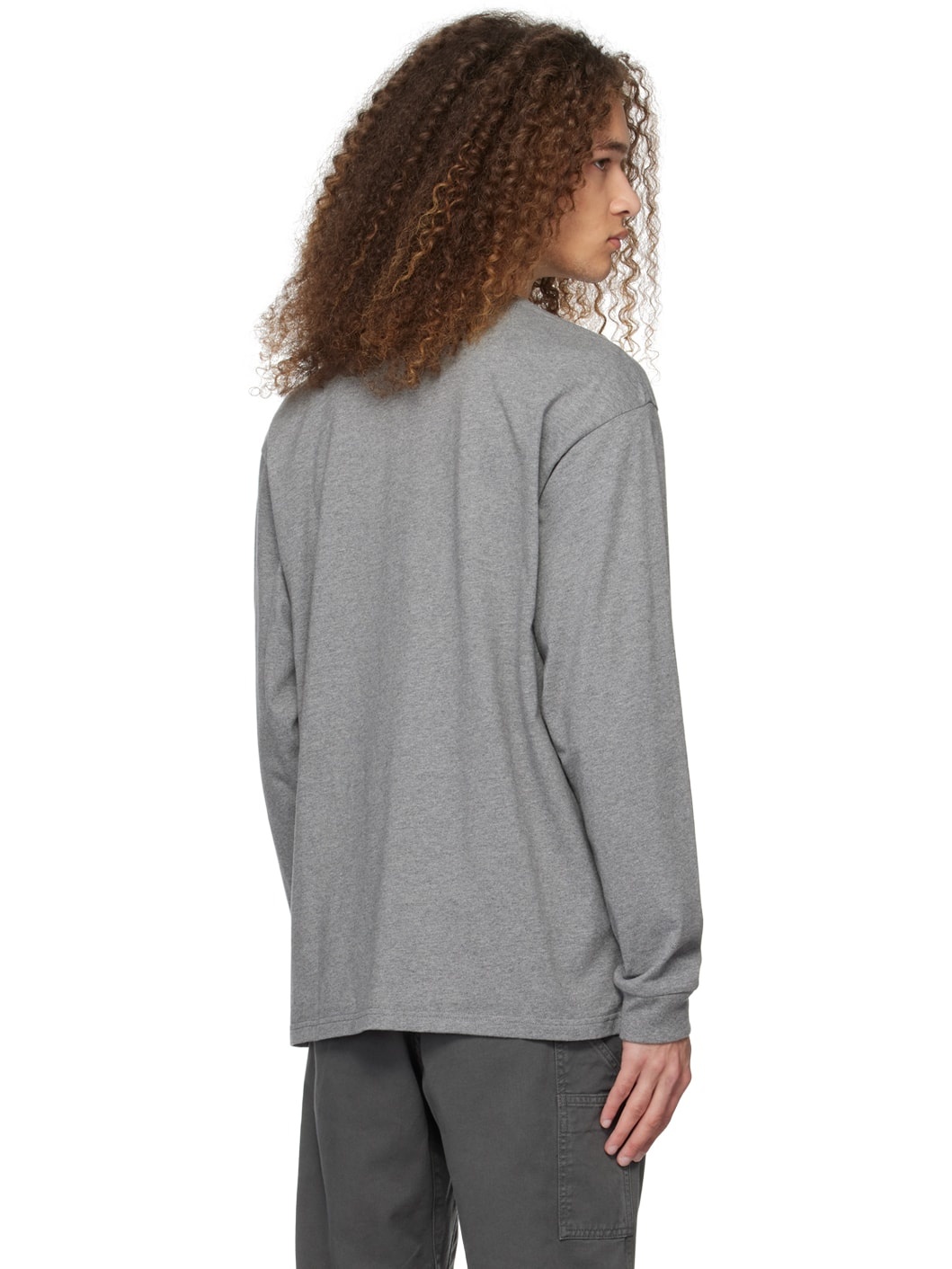 Gray Chase Long Sleeve T-Shirt - 3