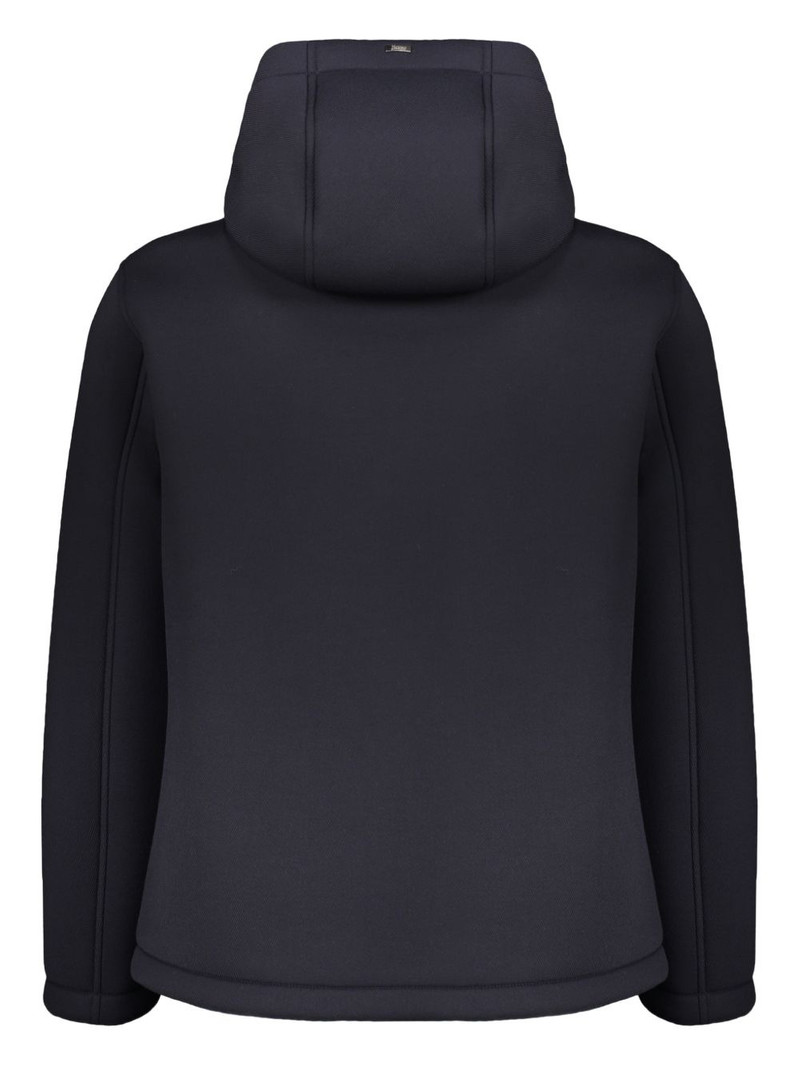 Herno hooded zip-up jacket outlook