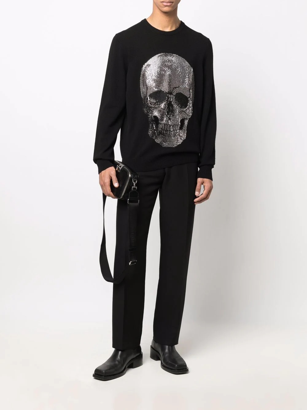 Iconic Skull cashmere sweater - 2