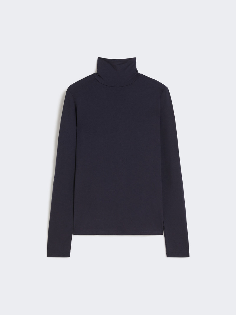 MULTIF Stretch viscose turtleneck 1