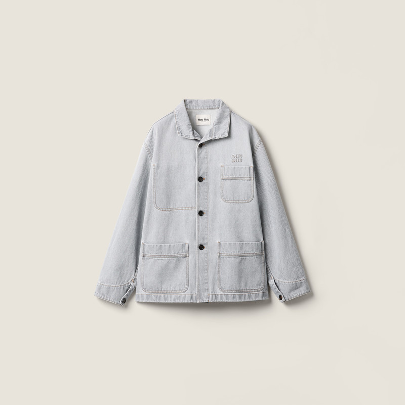 Denim blouson jacket 1