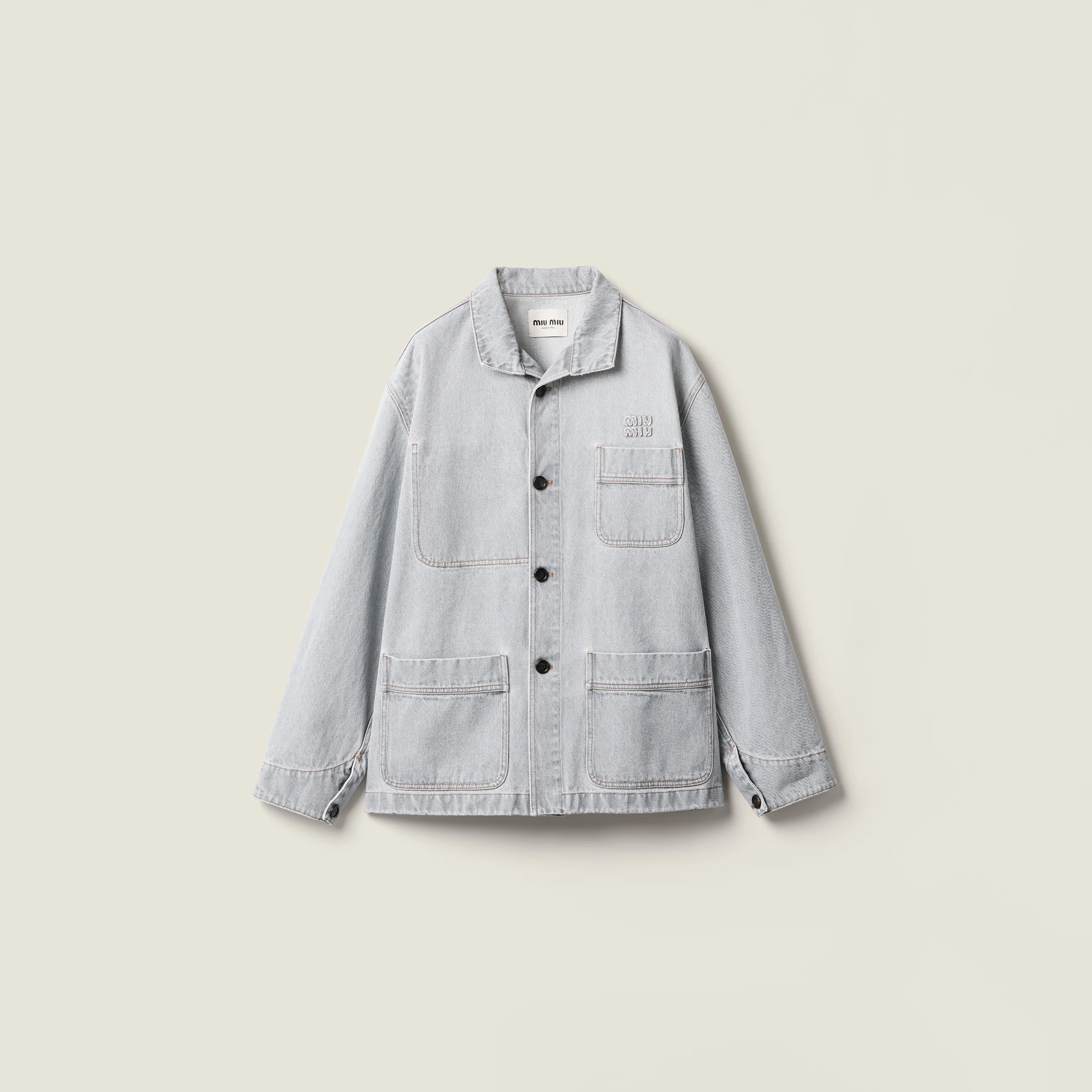Denim blouson jacket - 1