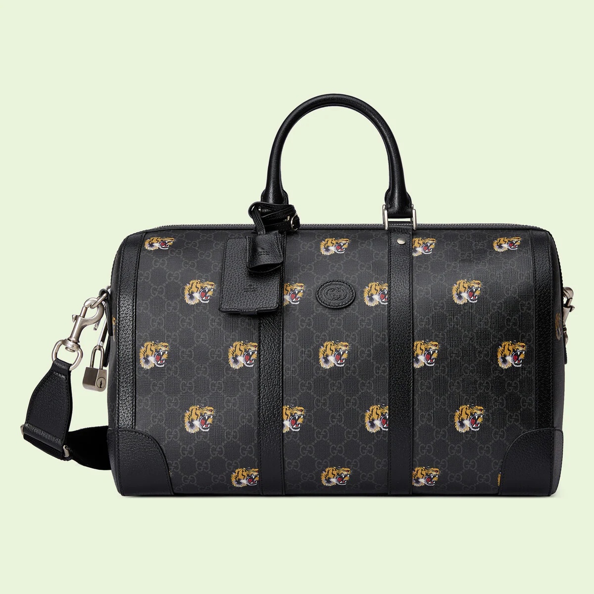 GG tiger print duffle bag - 1