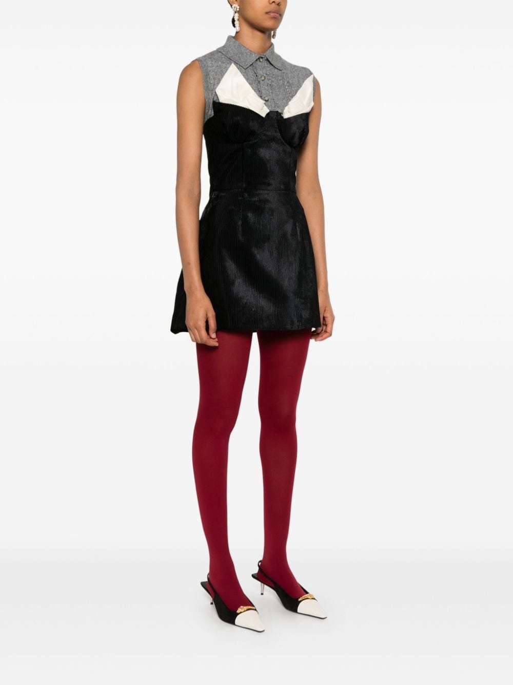 bustier mini dress - 3