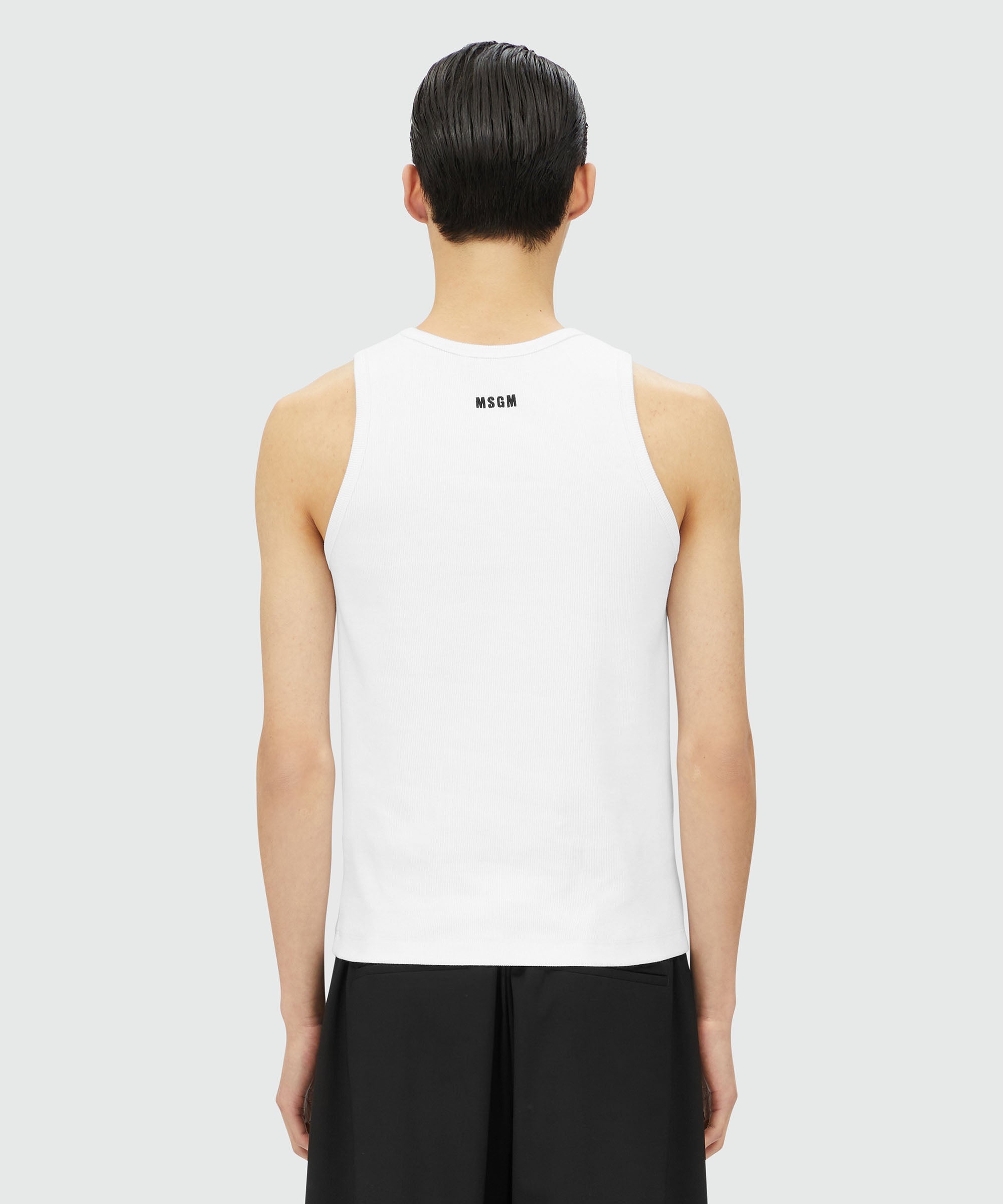 Ribbed jersey "TheMwave" taknk top - 3