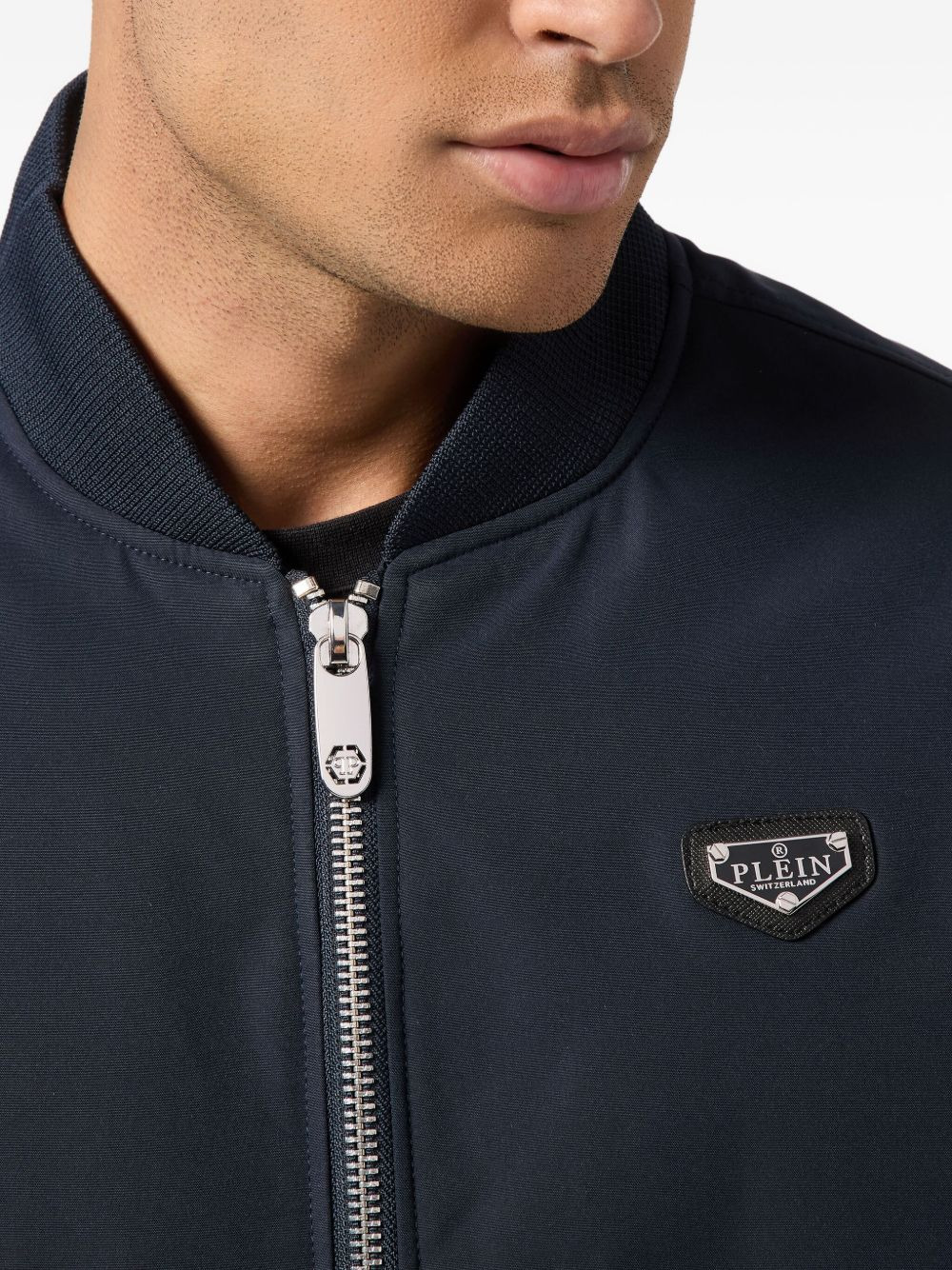 logo-plaque bomber jacket - 5