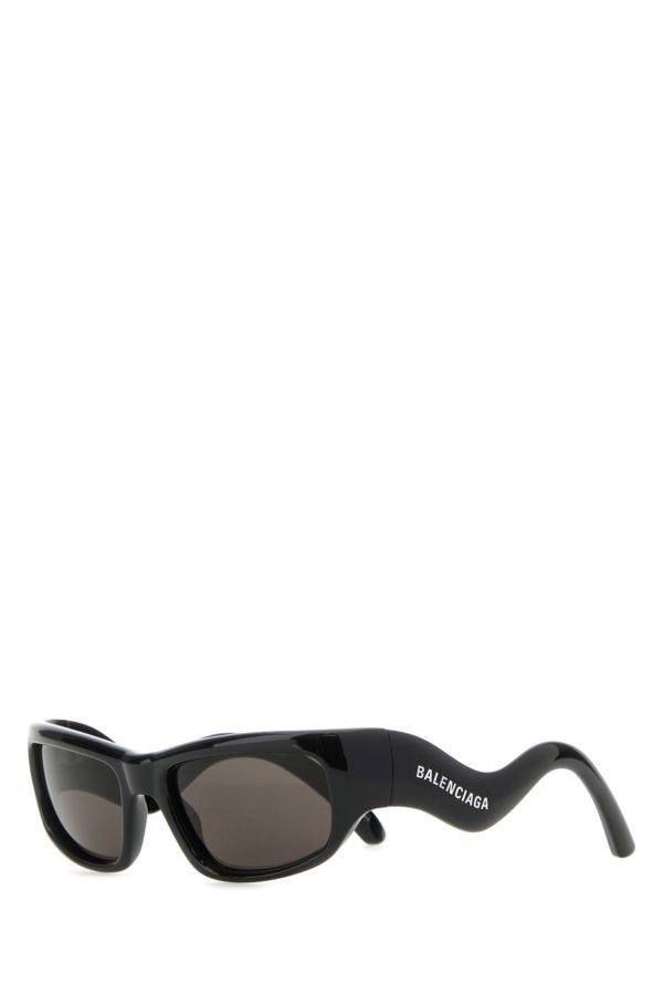 Black acetate Hamptons Rectangle sunglasses - 1