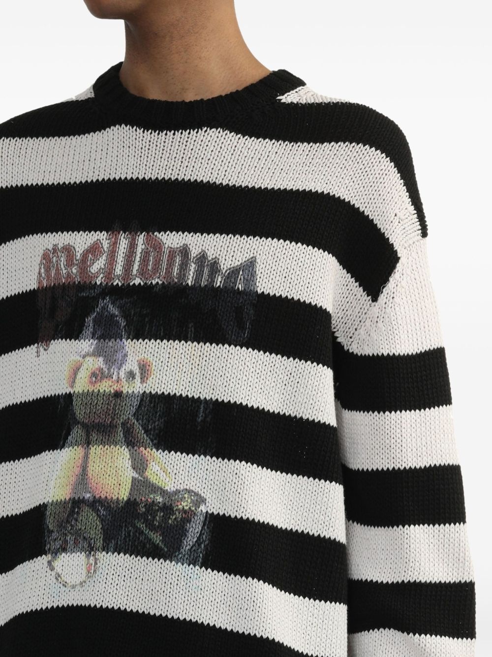 Punk Teddy striped jumper - 5