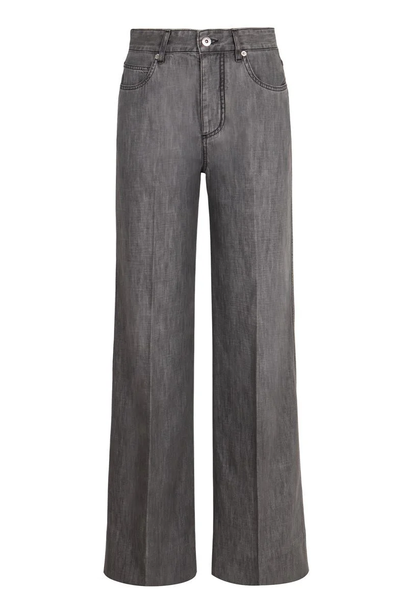 Bottega Veneta Wide-Leg Jeans - 1