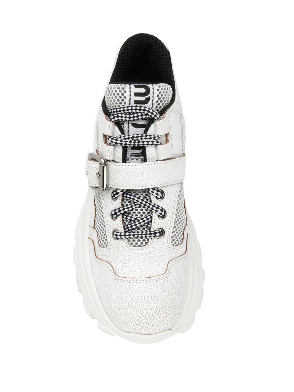 ridged chunky sneakers - 4