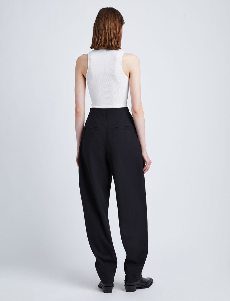 Wool Stretch Suiting Trousers 4